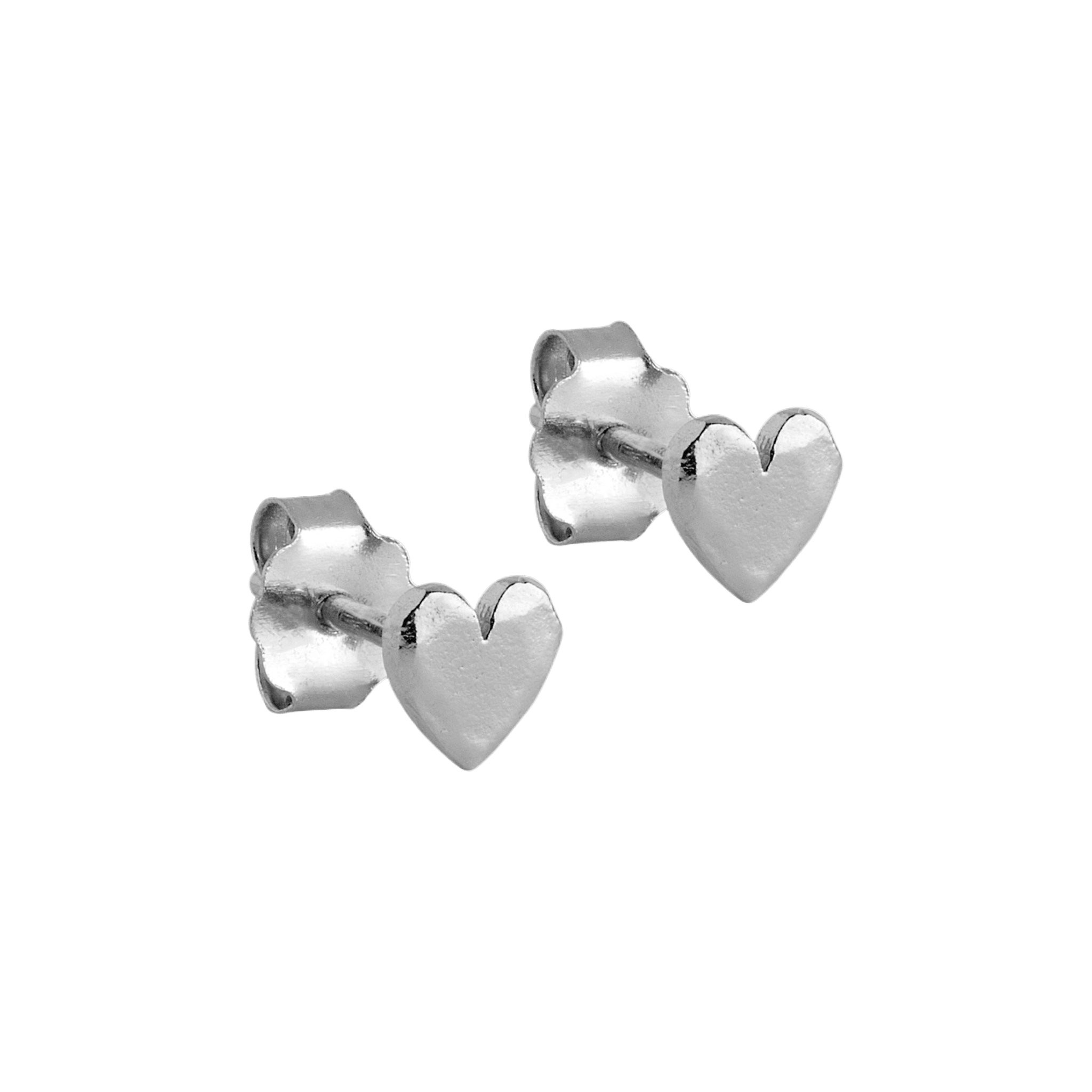 Enamel Copenhagen Ohrstecker Heart, Silber