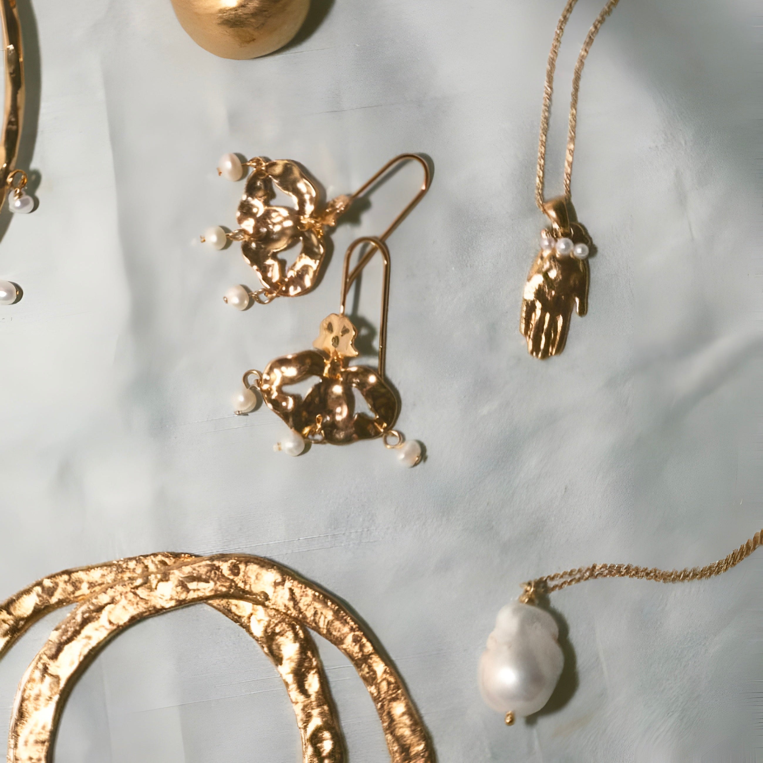 Alhaja Kette Perla Preciosa, vergoldet