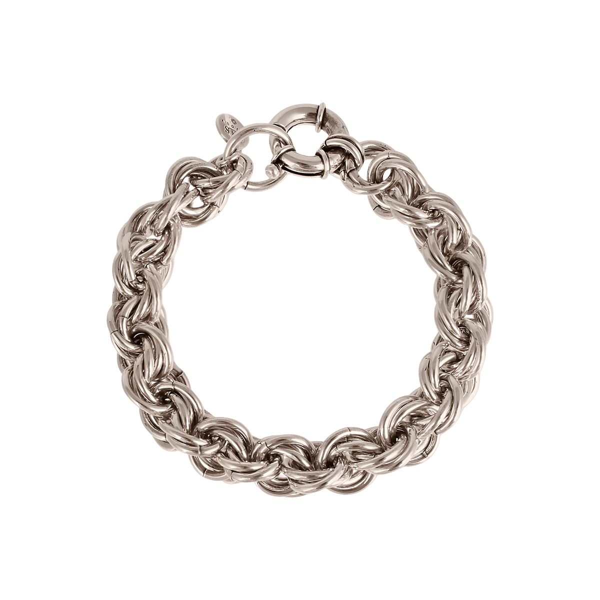 Gas Bijoux Armband Chaine Vintage, groß, versilbert