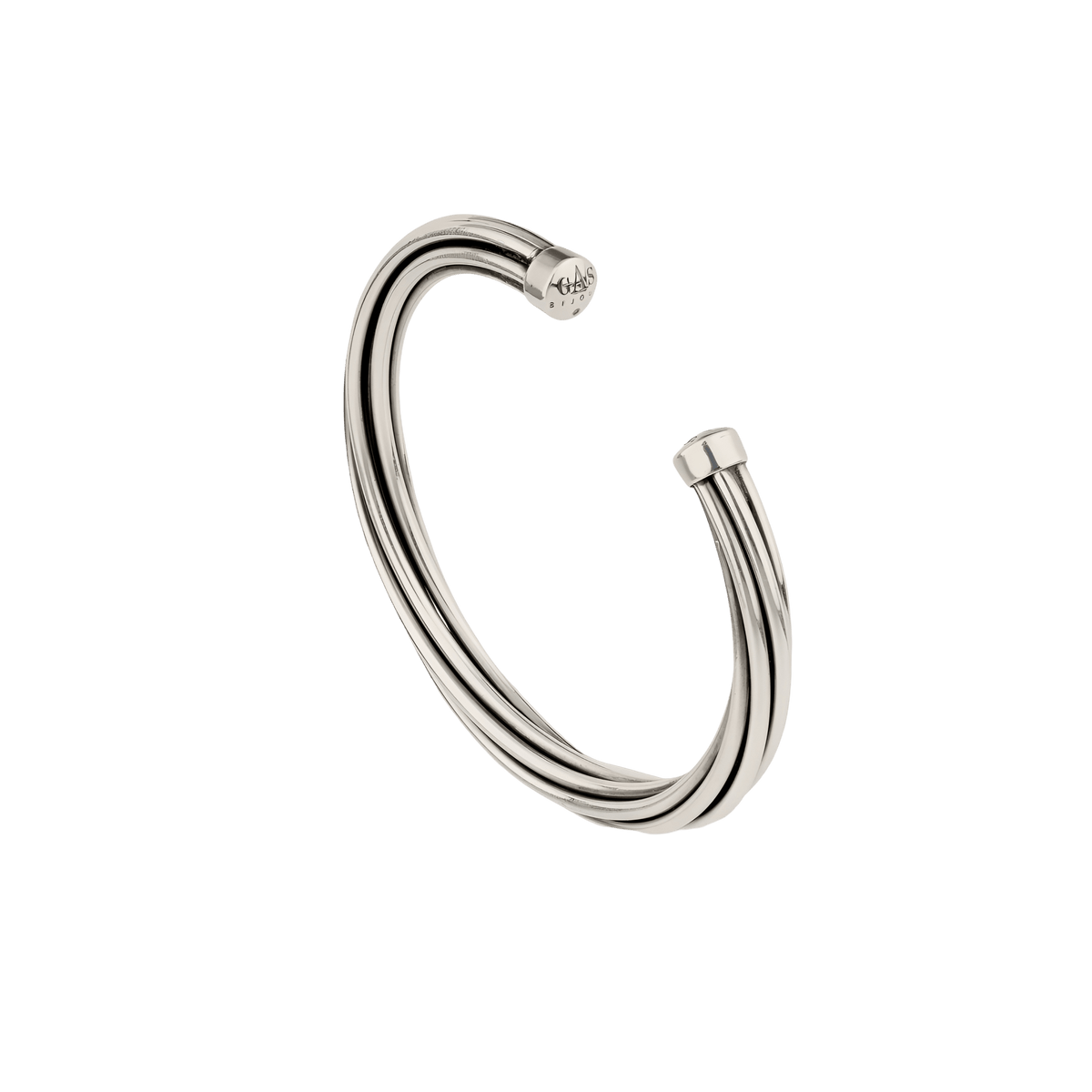 Gas Bijoux Armreif Atik Jonc, versilbert Innen-Ø: 6 cm