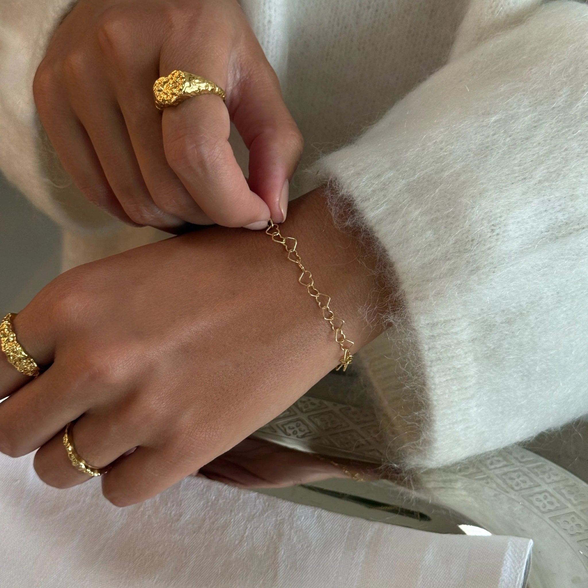 Jeberg Jewellery Armband Empowered, vergoldet