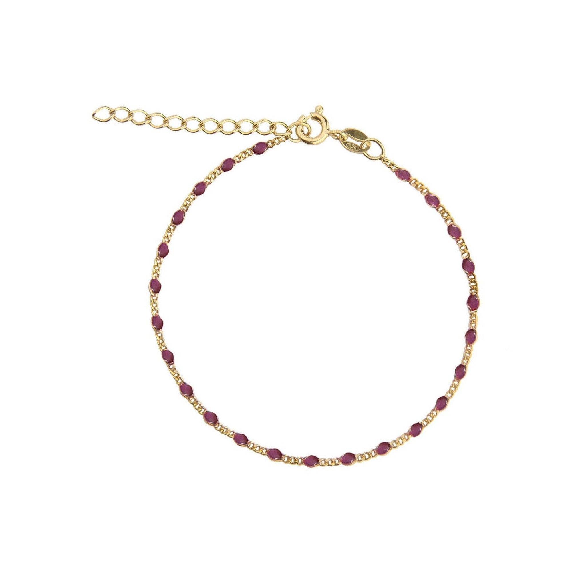 Jeberg Jewellery Armband Wild Rose Beaded, vergoldet