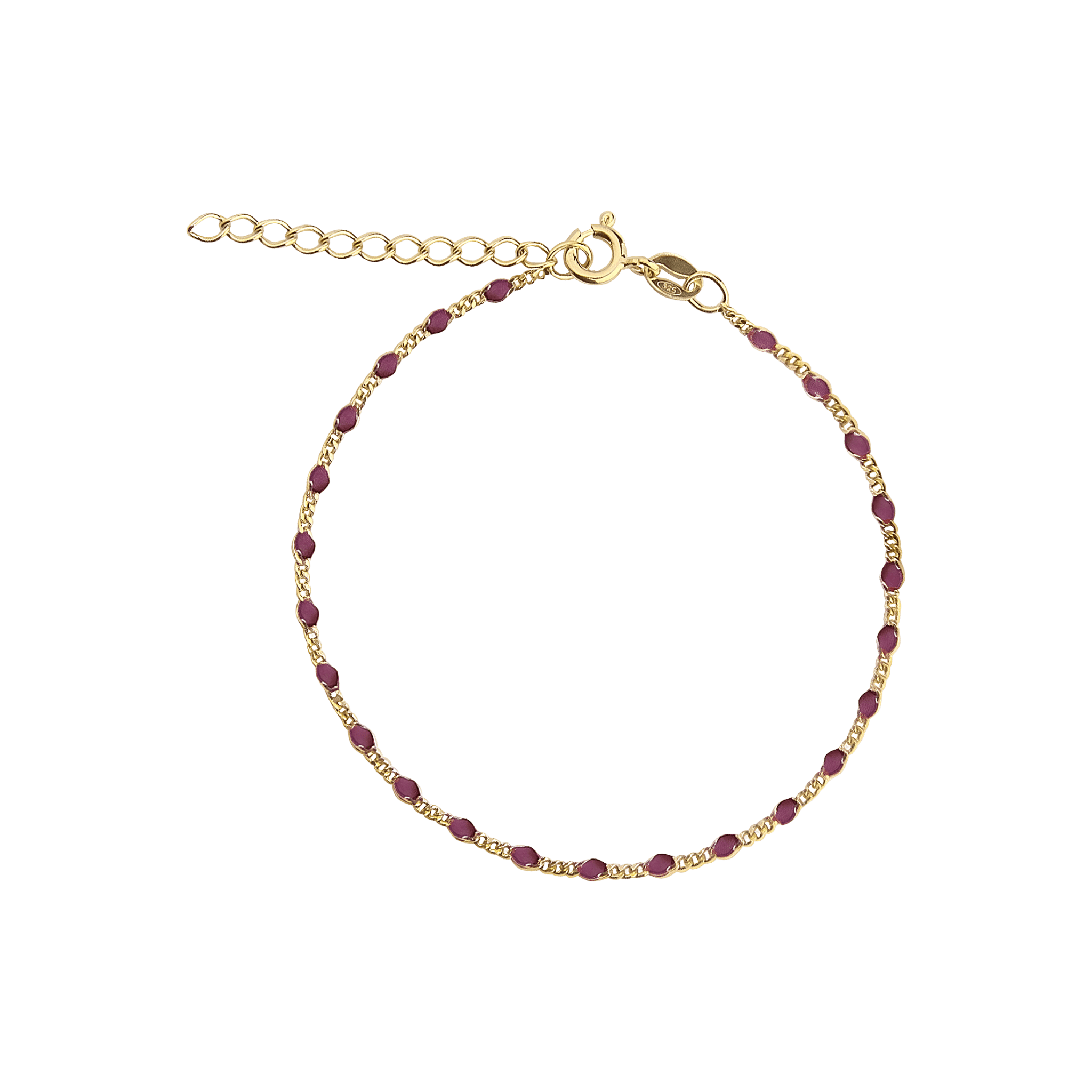 Jeberg Jewellery Armband Wild Rose Beaded, vergoldet