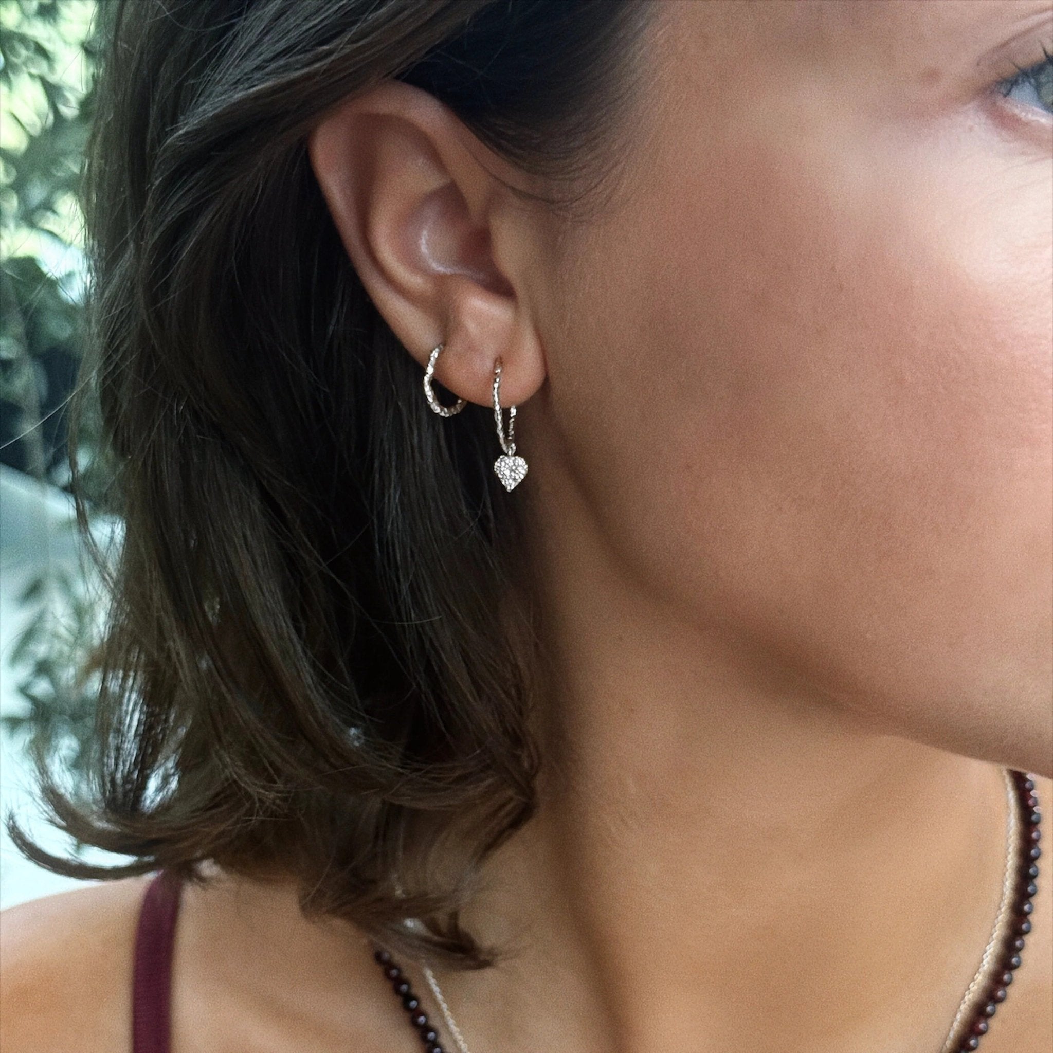 Jeberg Jewellery Creolen Holly, small, Silber