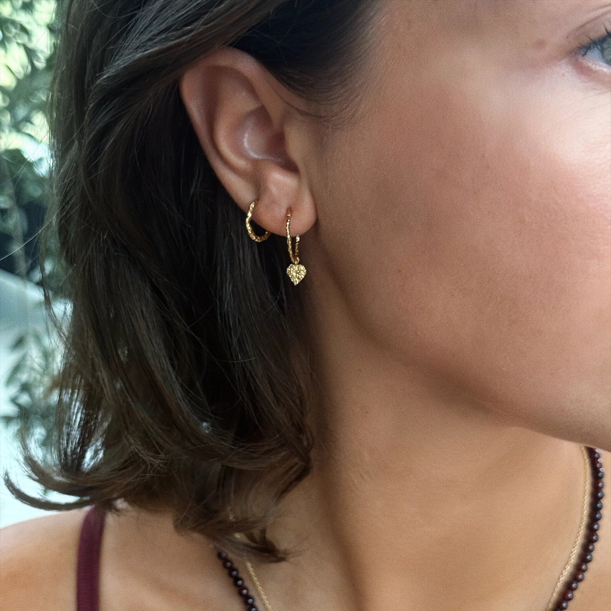 Jeberg Jewellery Creolen Holly, small, vergoldet