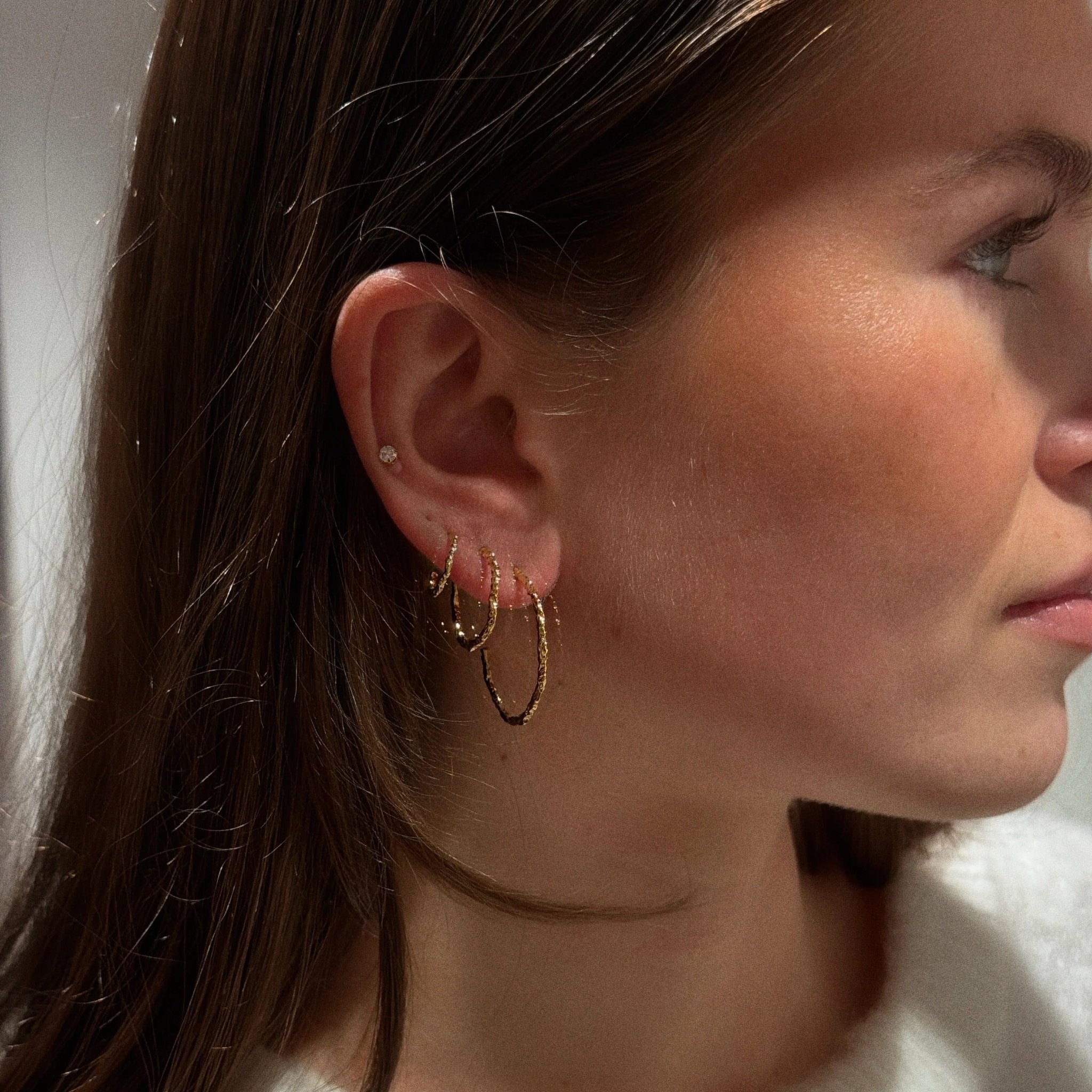 Jeberg Jewellery Creolen Holly, small, vergoldet