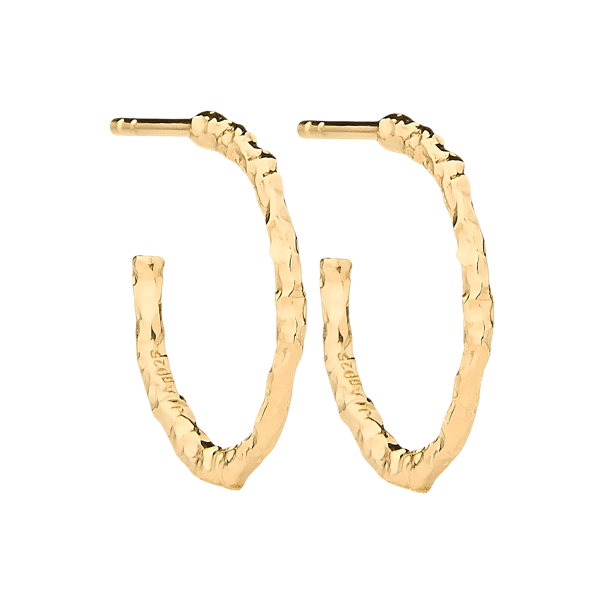 Jeberg Jewellery Creolen Holly, vergoldet