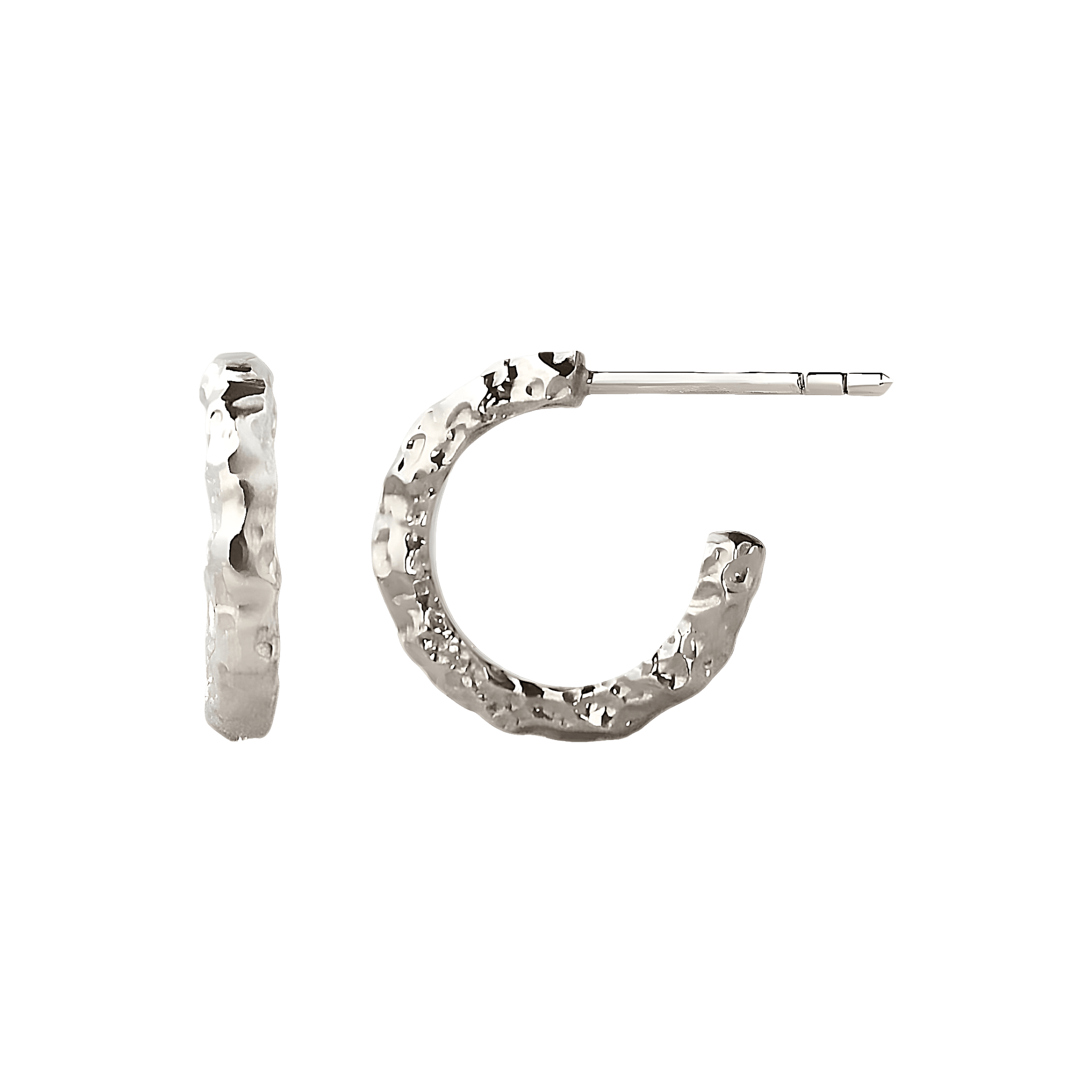 Jeberg Jewellery Creolen I AM GOLD large, Silber