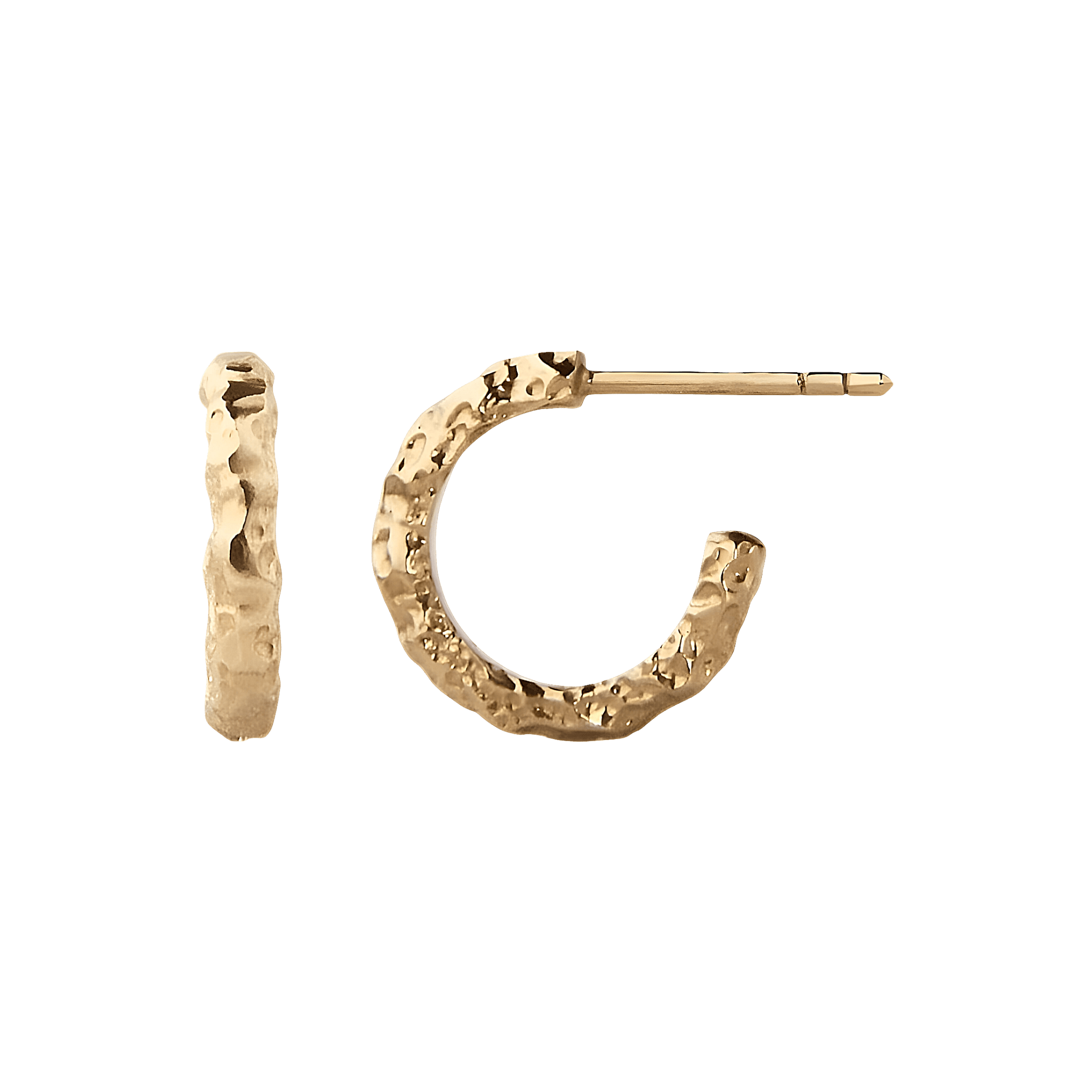 Jeberg Jewellery Creolen I AM GOLD large, vergoldet