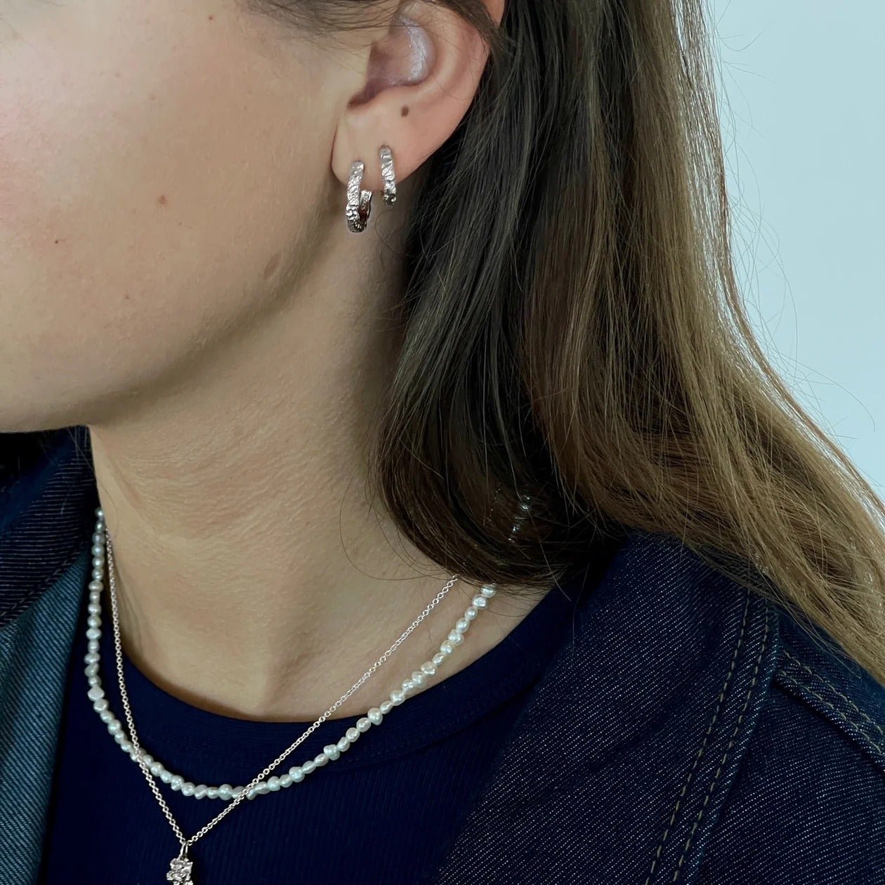 Jeberg Jewellery Creolen I AM GOLD, Silber