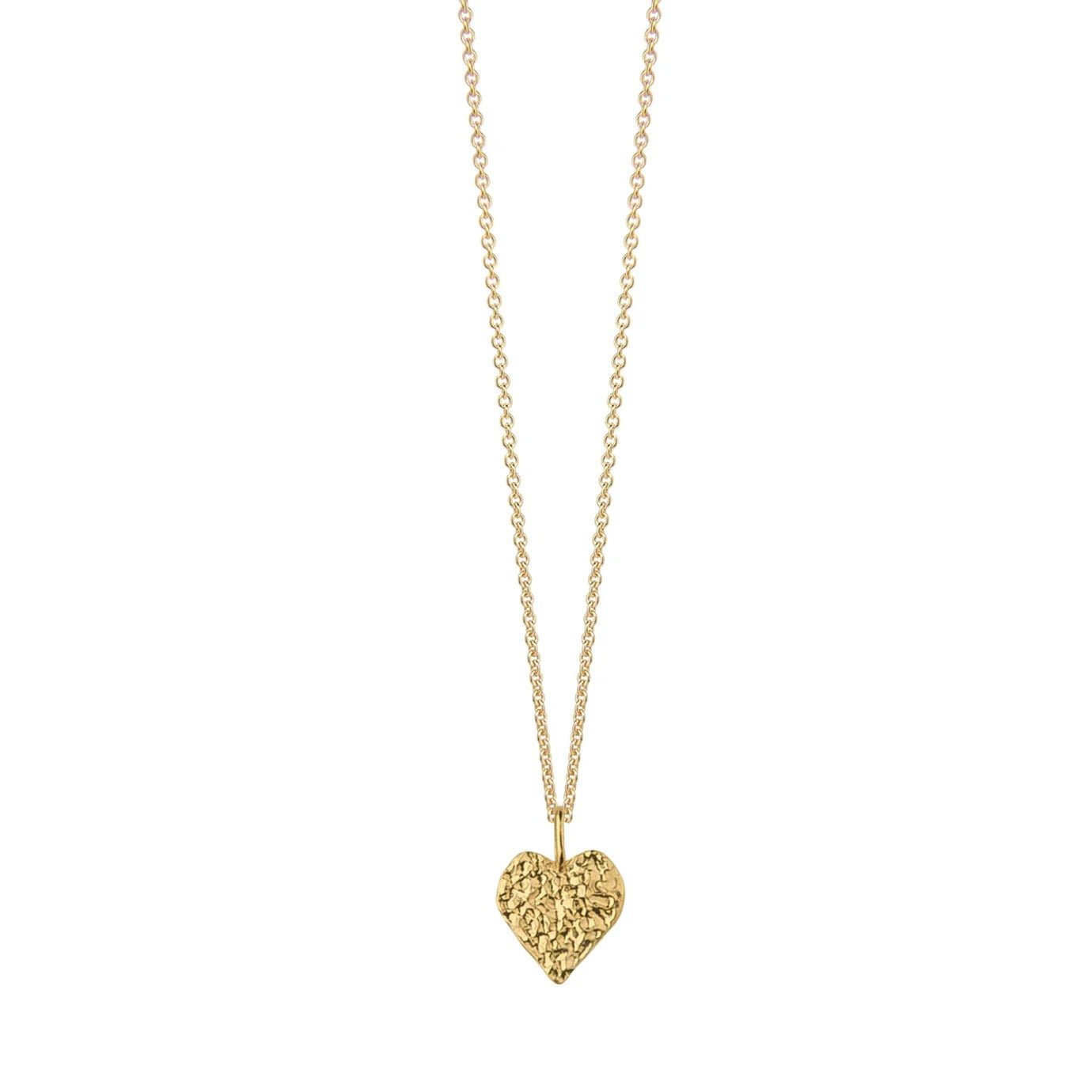 Jeberg Jewellery Kette Heart Charm, vergoldet