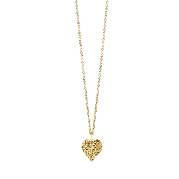 Jeberg Jewellery Kette Heart Charm, vergoldet