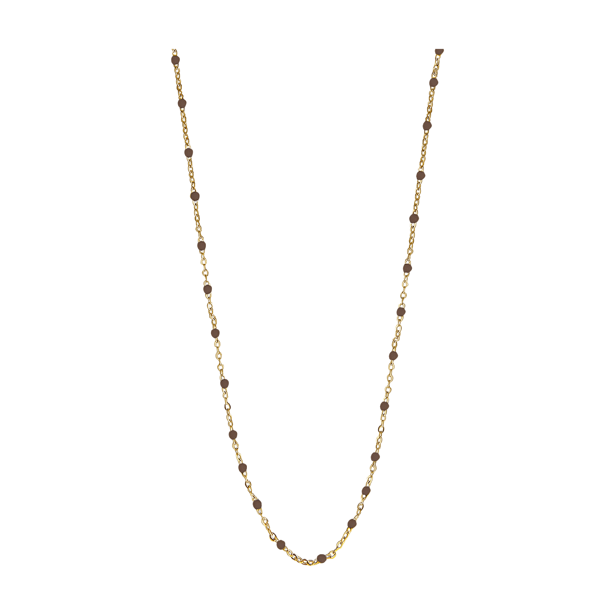 Jeberg Jewellery Kette Ivy Beaded Hazel, vergoldet