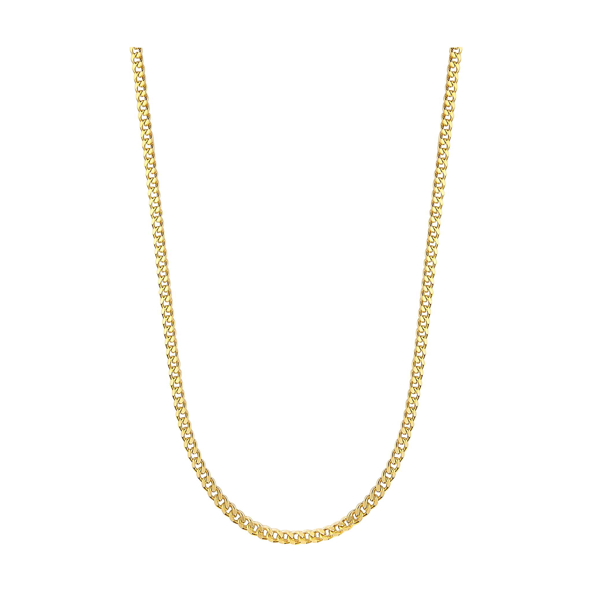 Jeberg Jewellery Kette Saga 3 mm Panzer, vergoldet