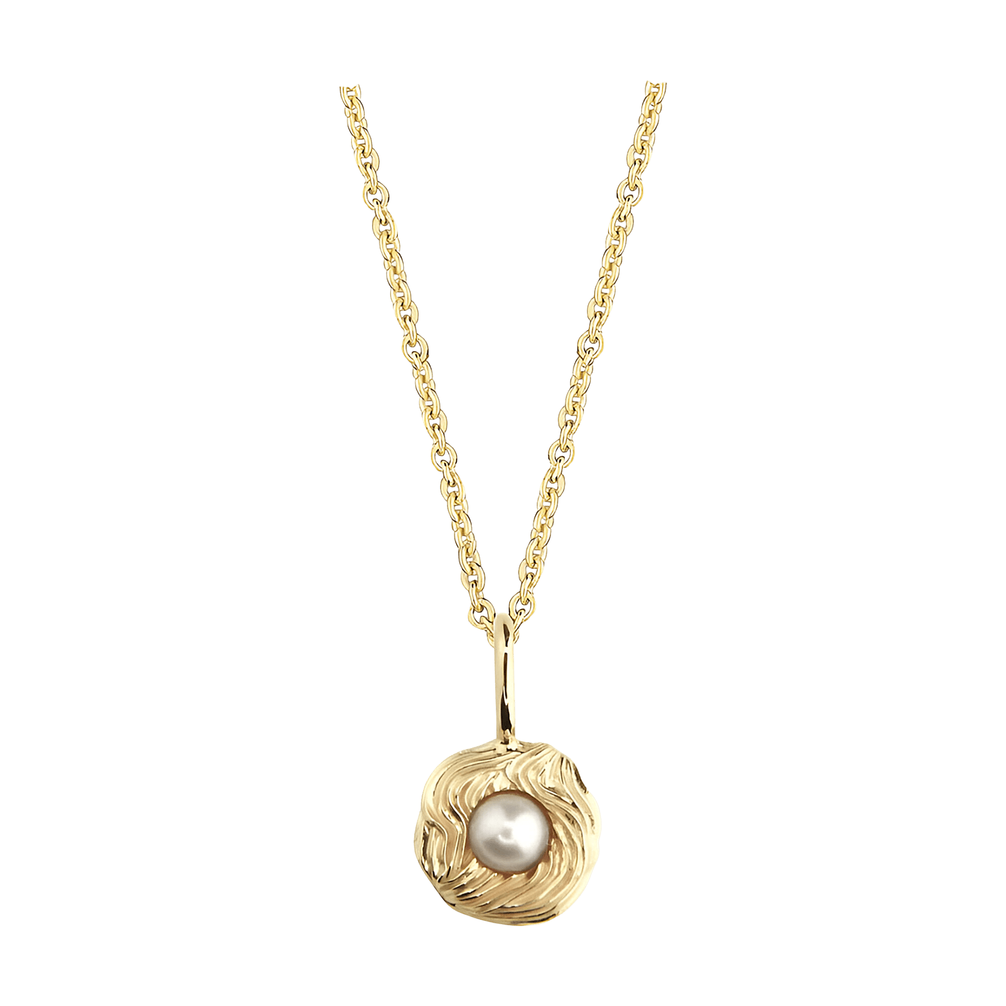 Jeberg Jewellery Kette Seaside Stories Pearl, vergoldet