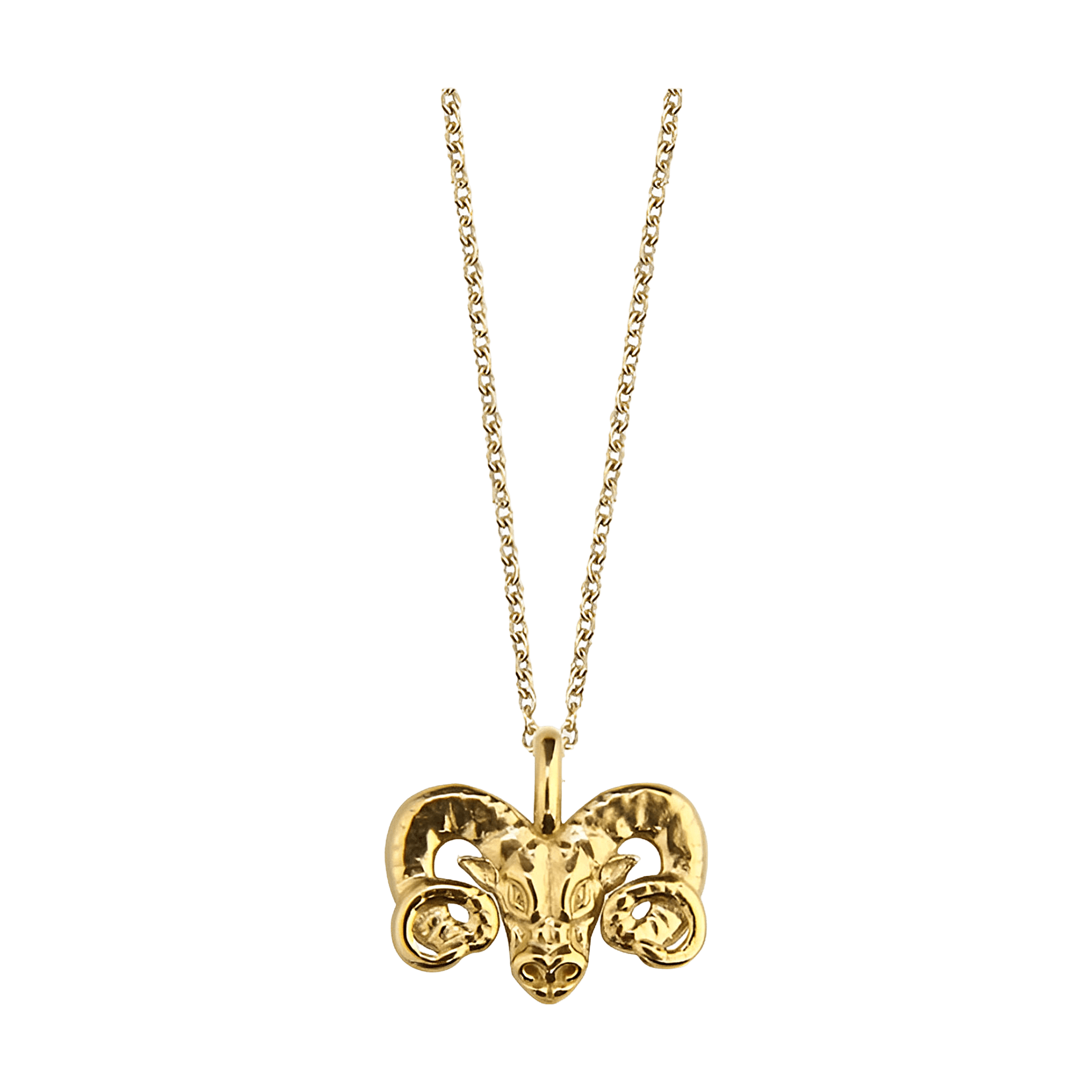 Jeberg Jewellery Kette Sternzeichen Widder, vergoldet