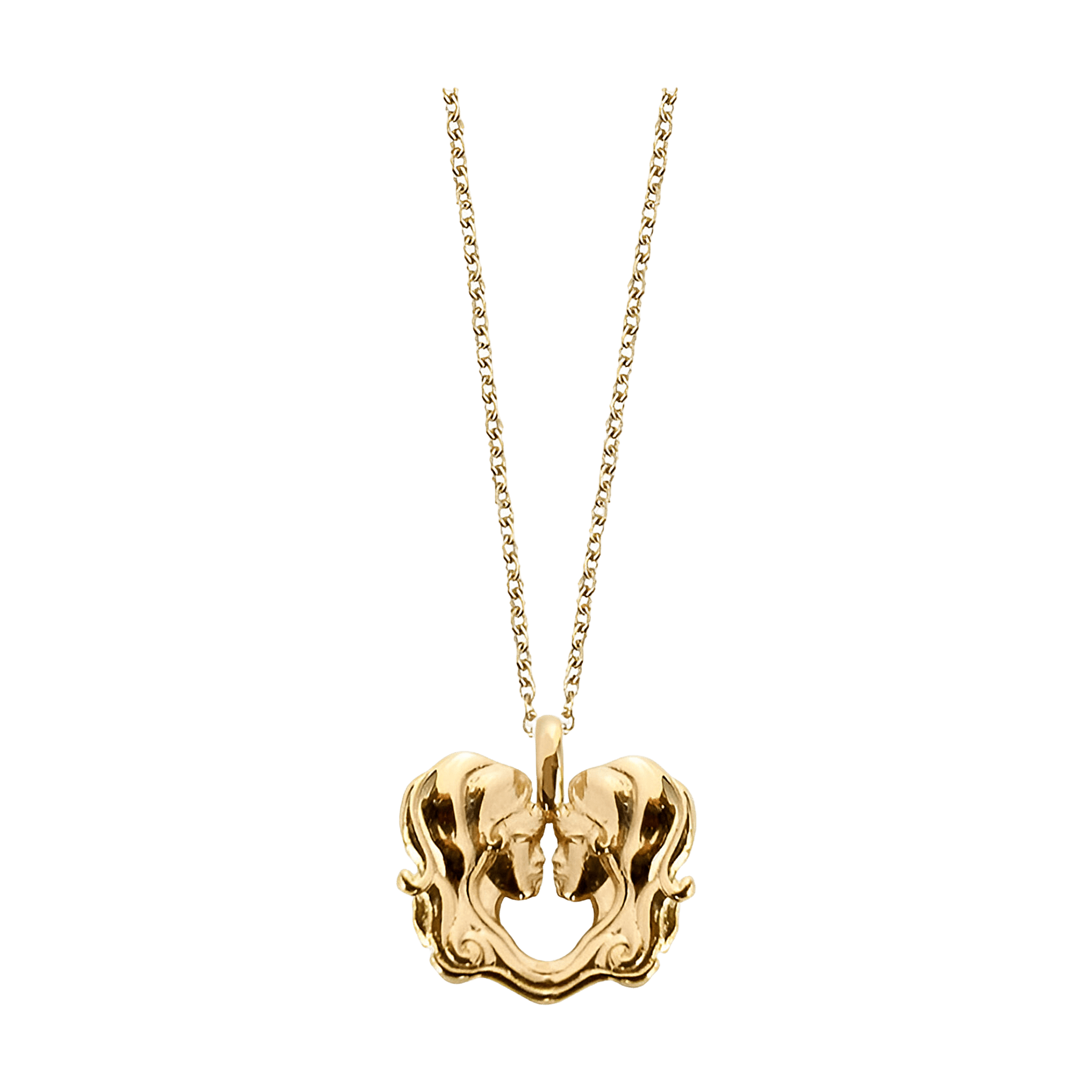 Jeberg Jewellery Kette Sternzeichen Zwillinge, vergoldet