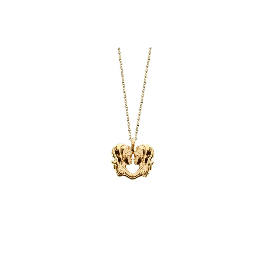 Jeberg Jewellery Kette Sternzeichen Zwillinge, vergoldet