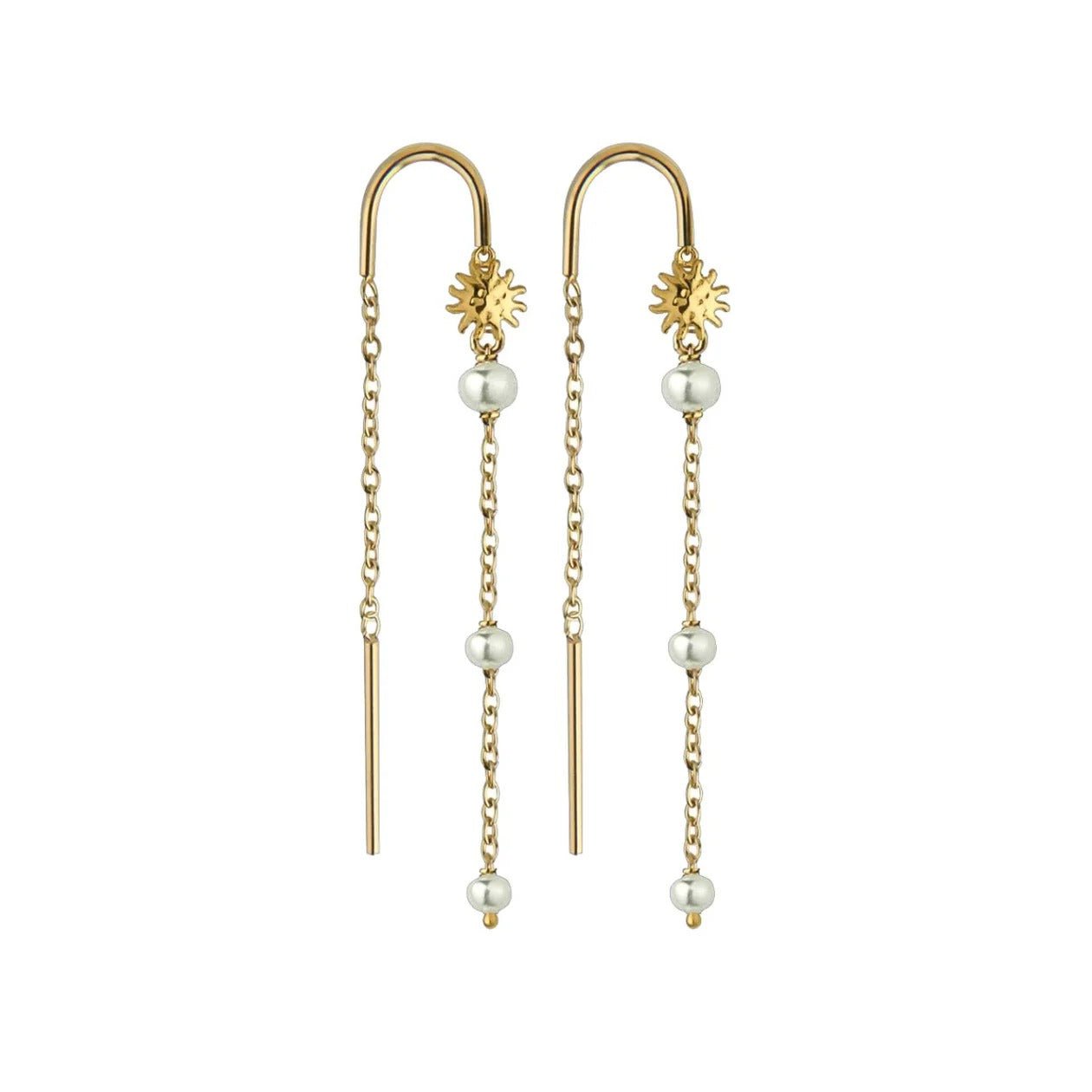 Jeberg Jewellery Ohrringe Sunshower, vergoldet