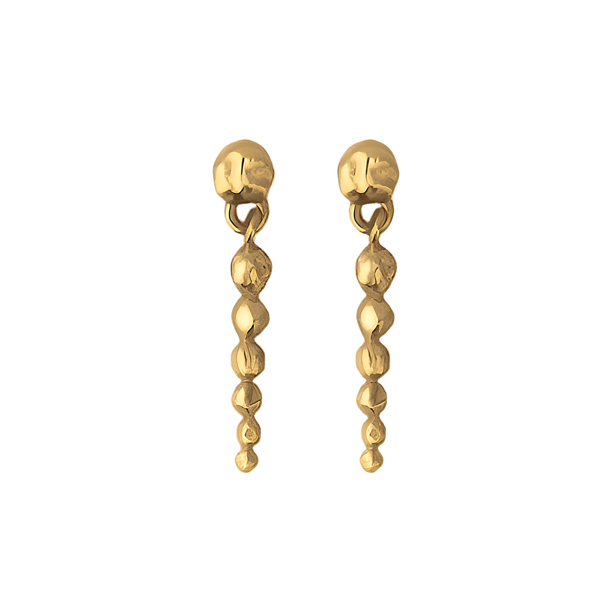 Jeberg Jewellery Ohrstecker Golden Sun Drop, vergoldet