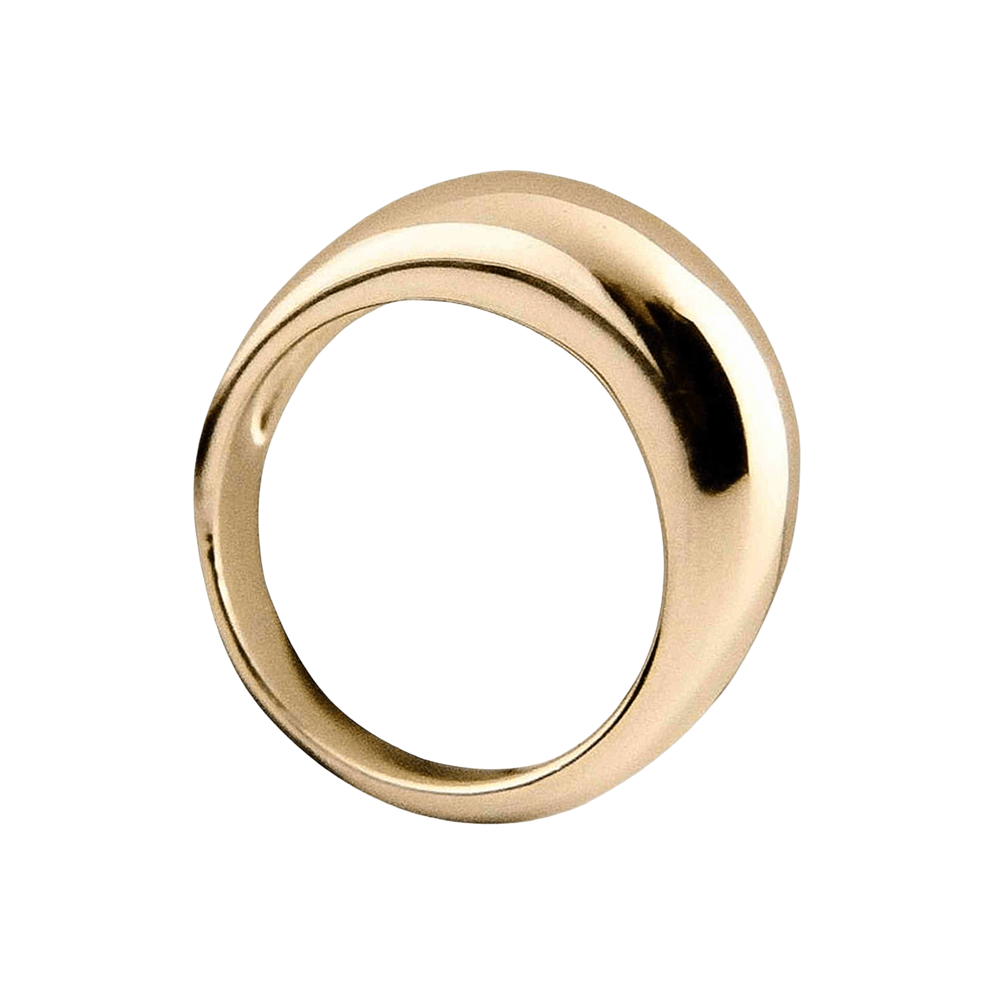 Jeberg Jewellery Ring Dome, vergoldet