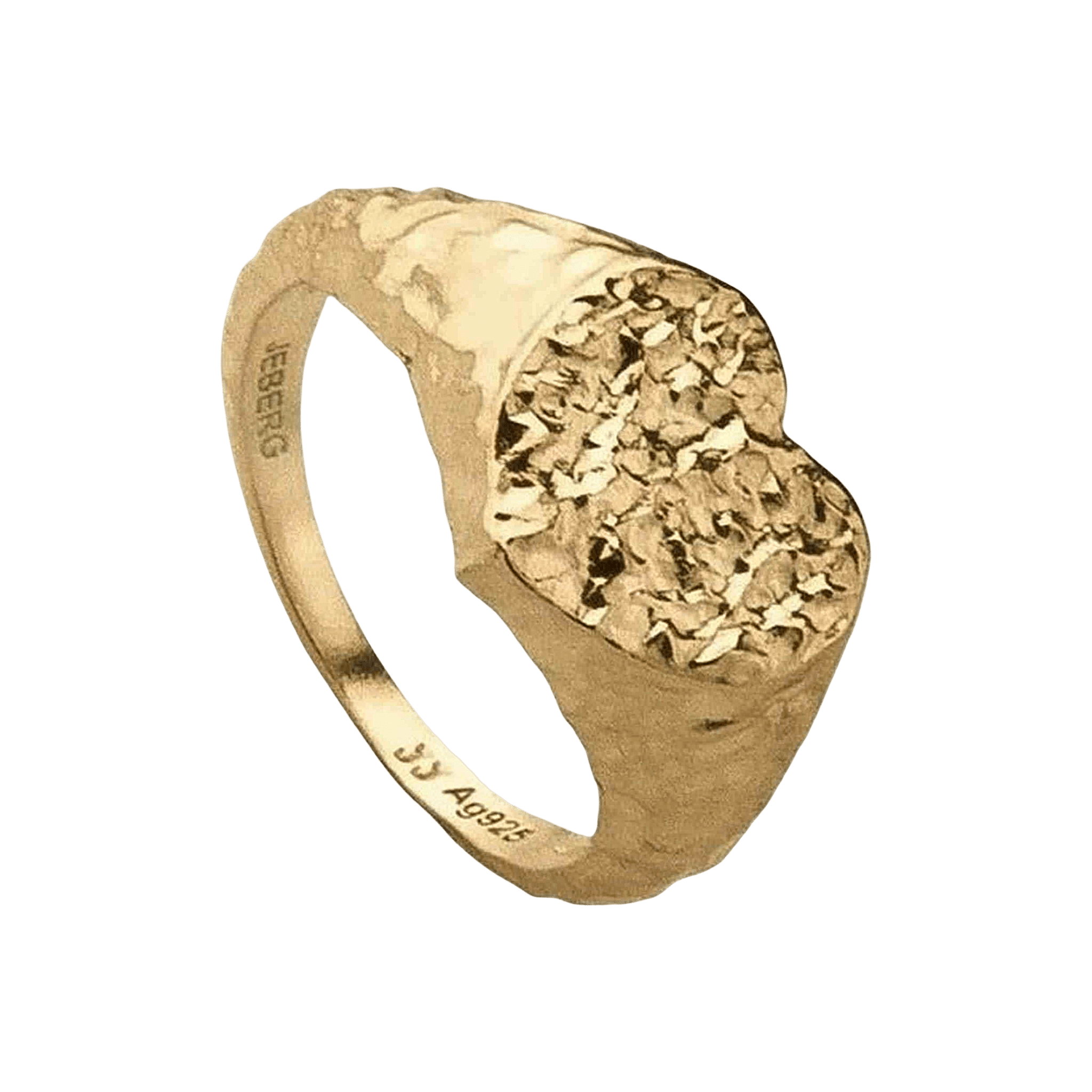 Jeberg Jewellery Ring Luv, vergoldet