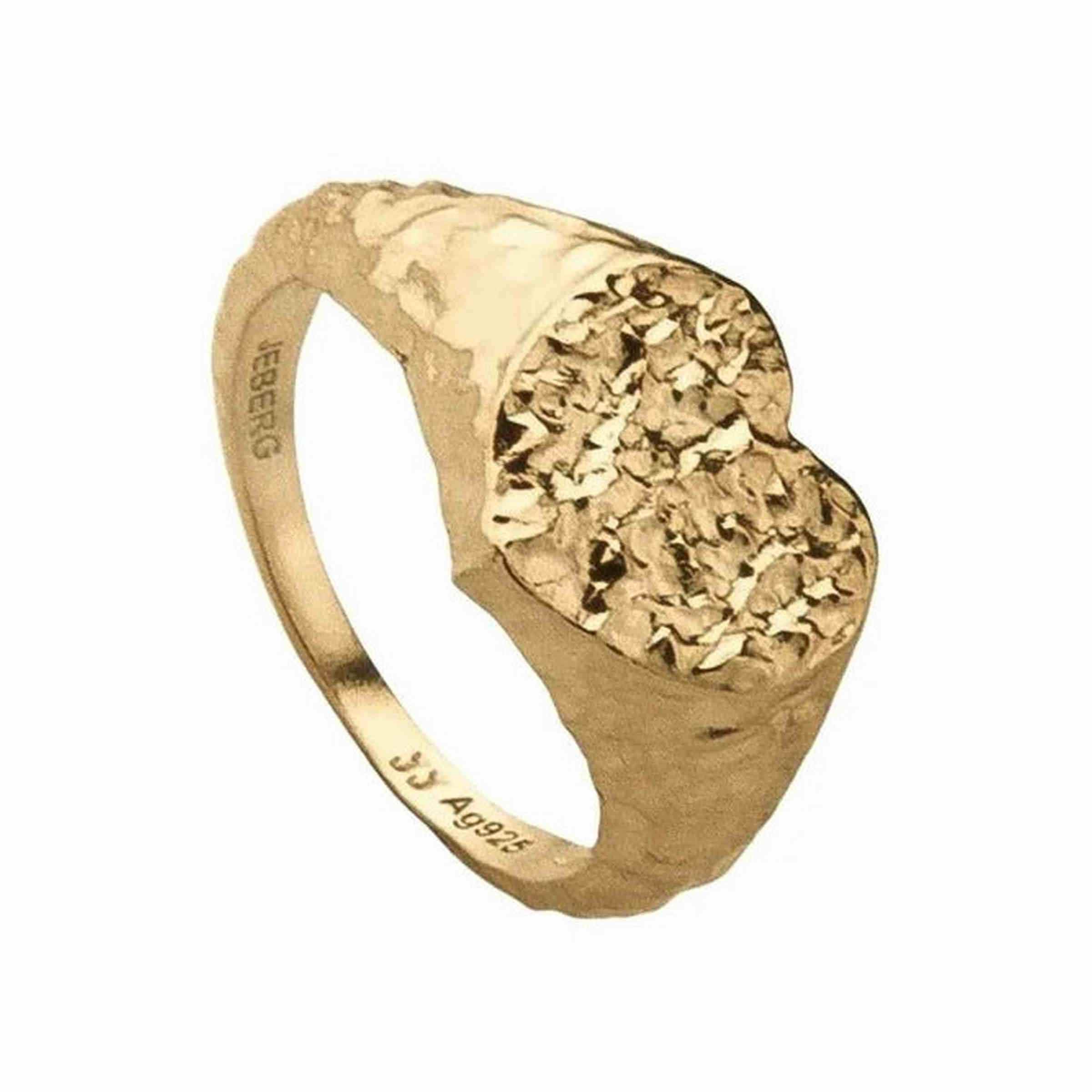 Jeberg Jewellery Ring Luv, vergoldet