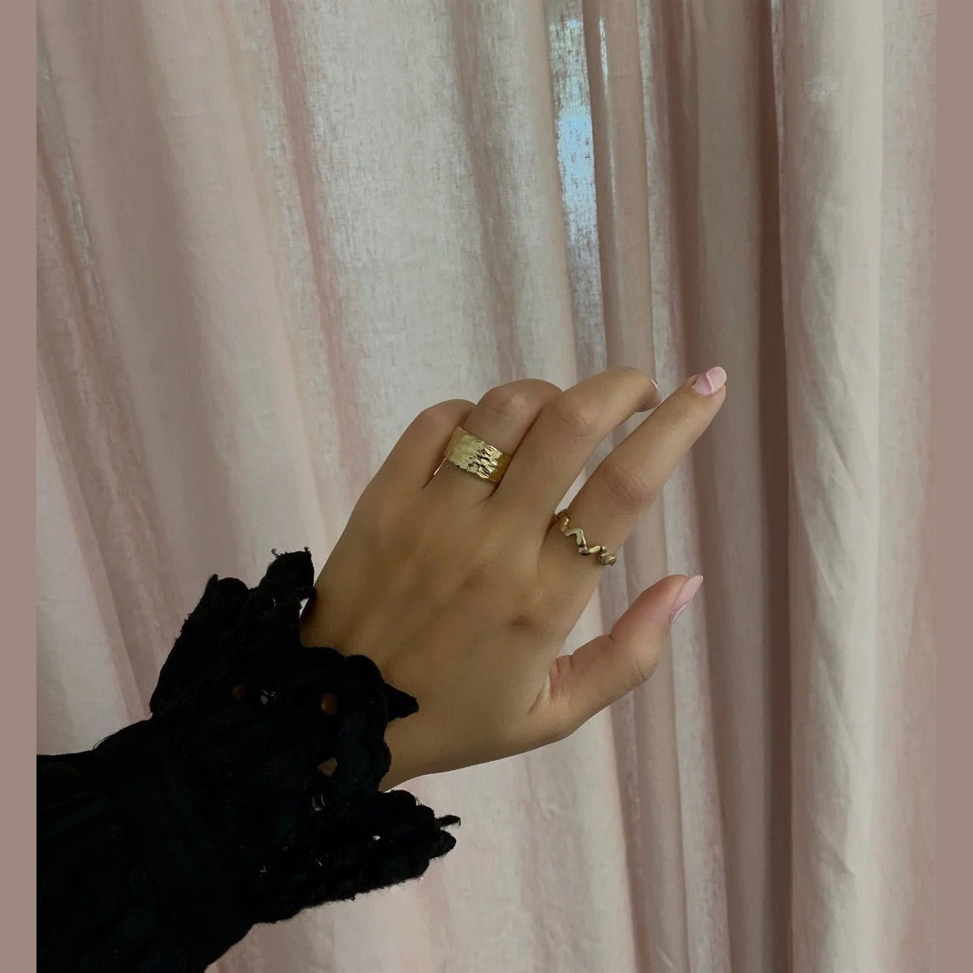 Jeberg Jewellery Ring Soul of Nature, vergoldet