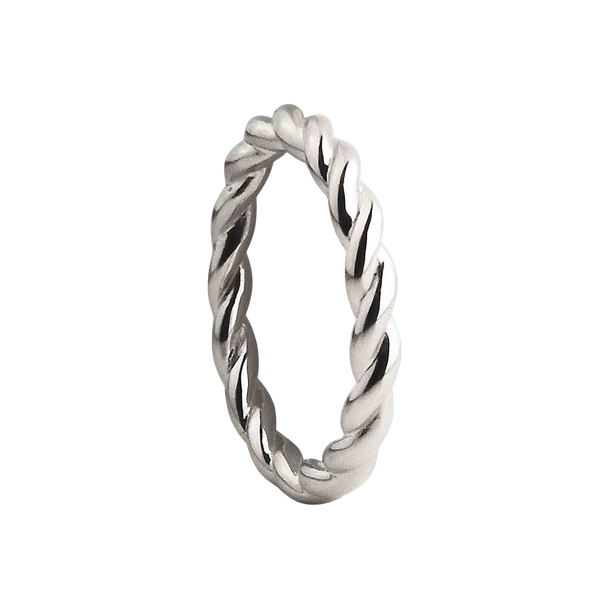 Jeberg Jewellery Ring Twisted, Silber
