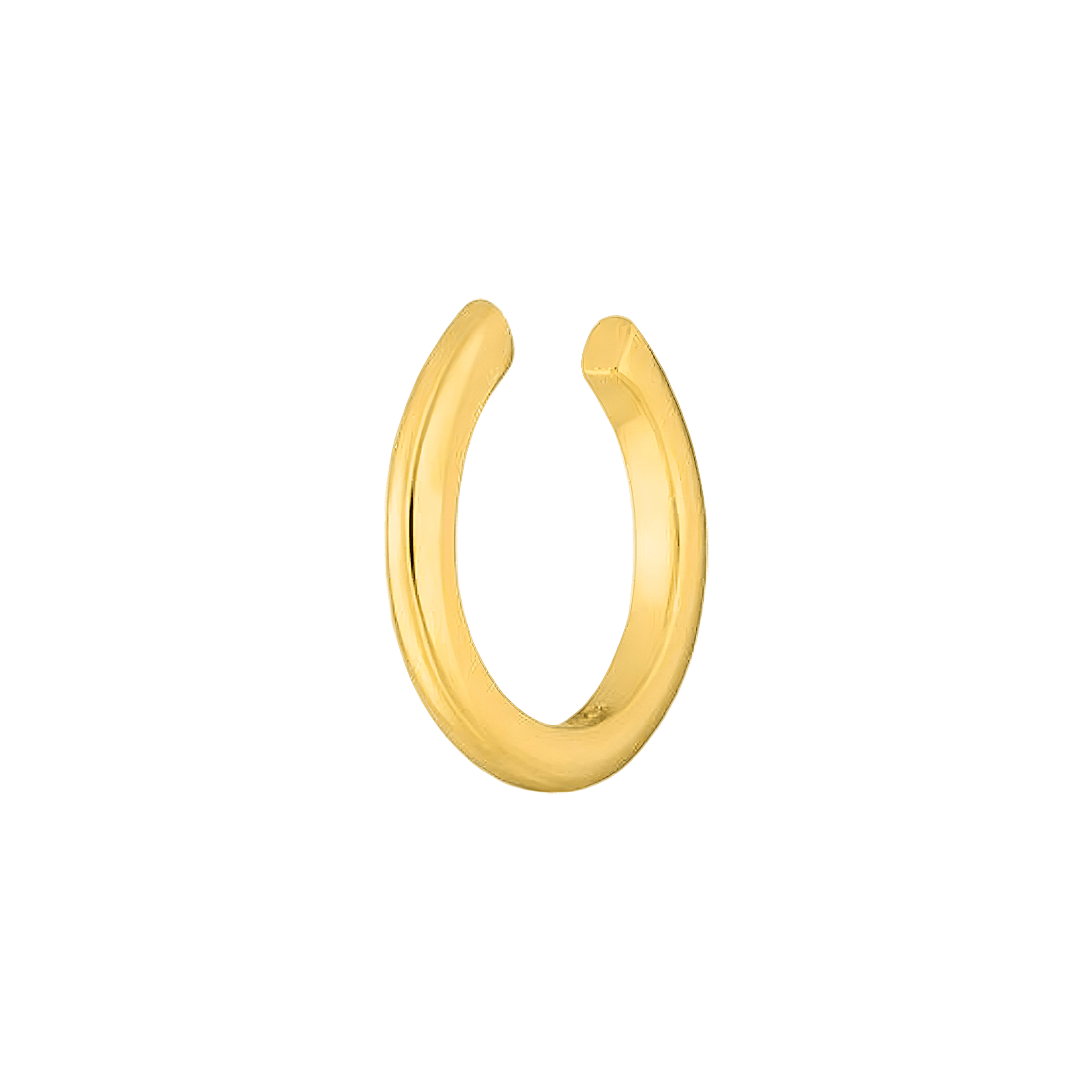 Leaf Earcuff Basic, vergoldet