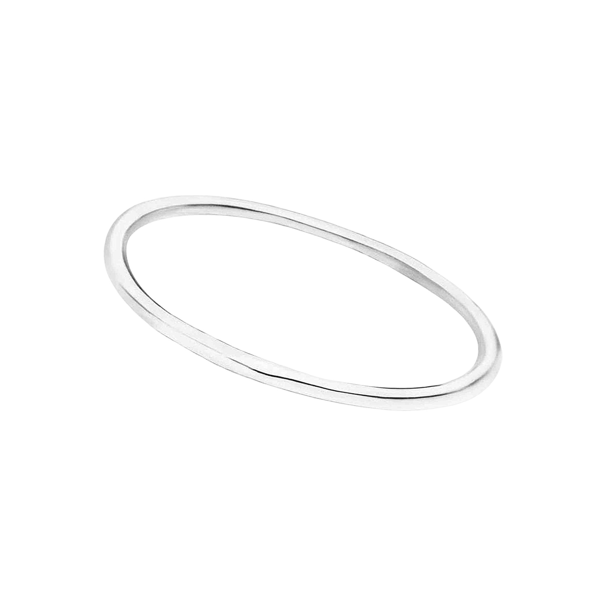 Leaf Ring Stacking Basic, Silber