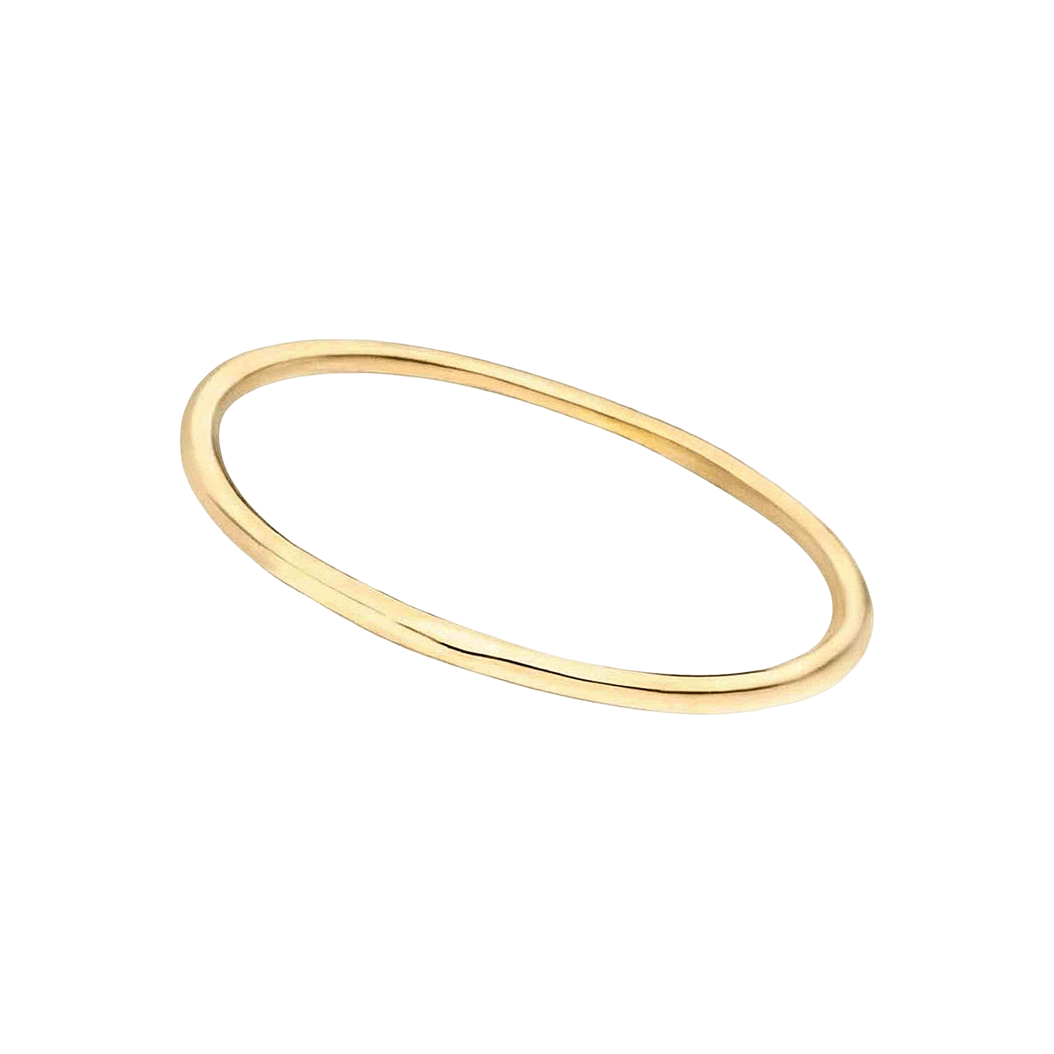 Leaf Ring Stacking Basic, vergoldet