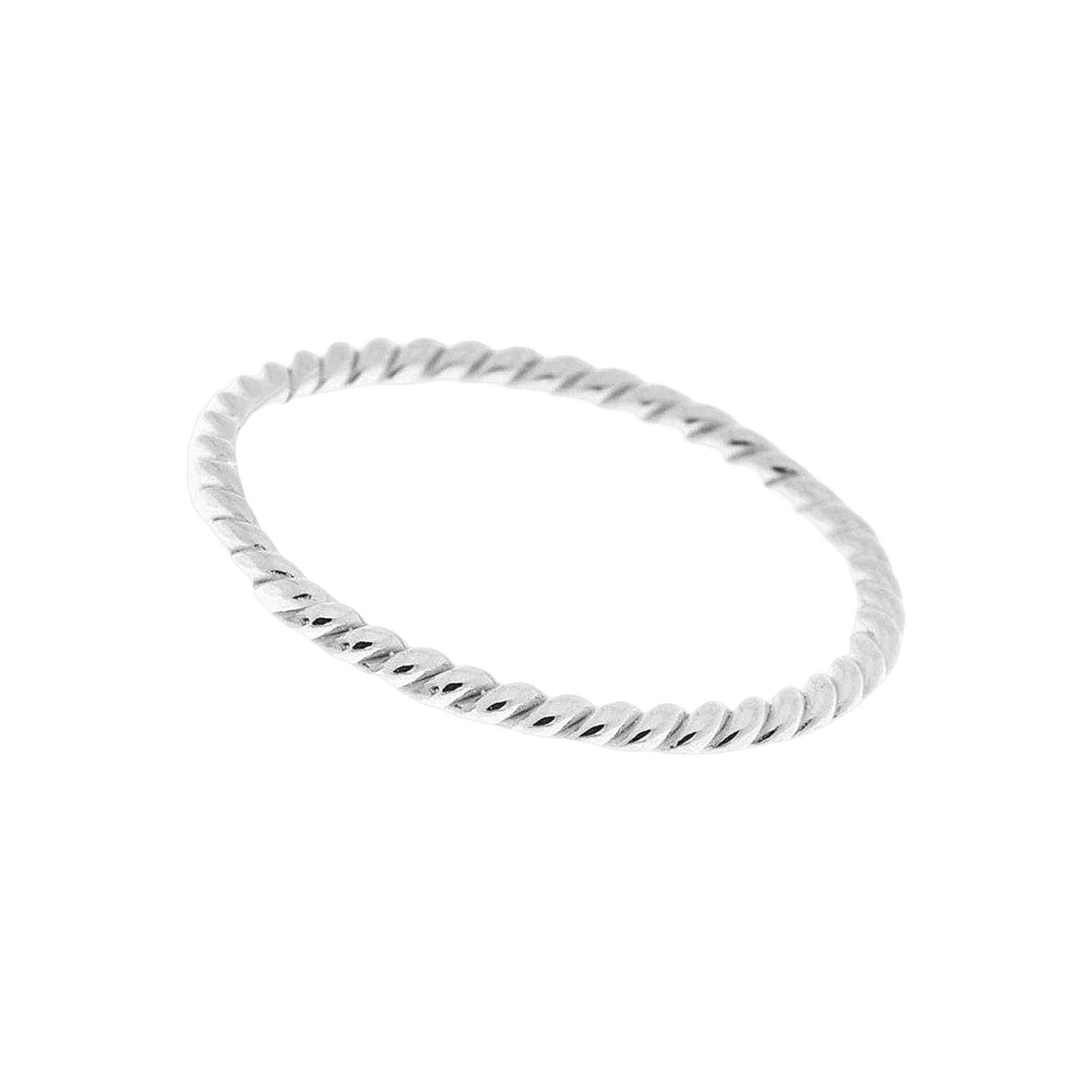 Leaf Ring Twist, Silber