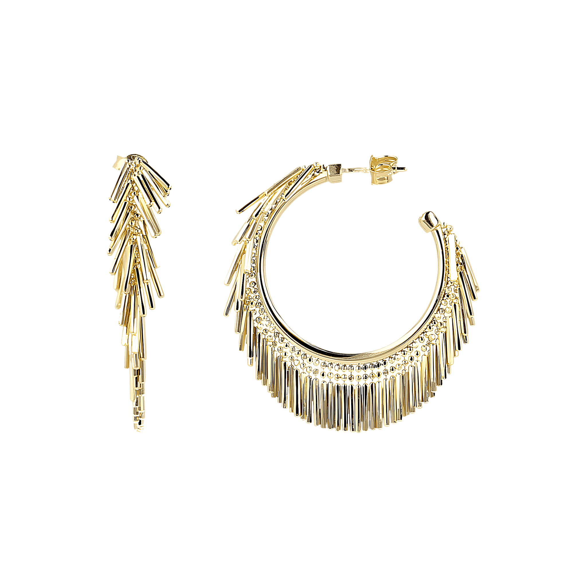 LOTT.gioielli Creoen Vibes round, vergoldet