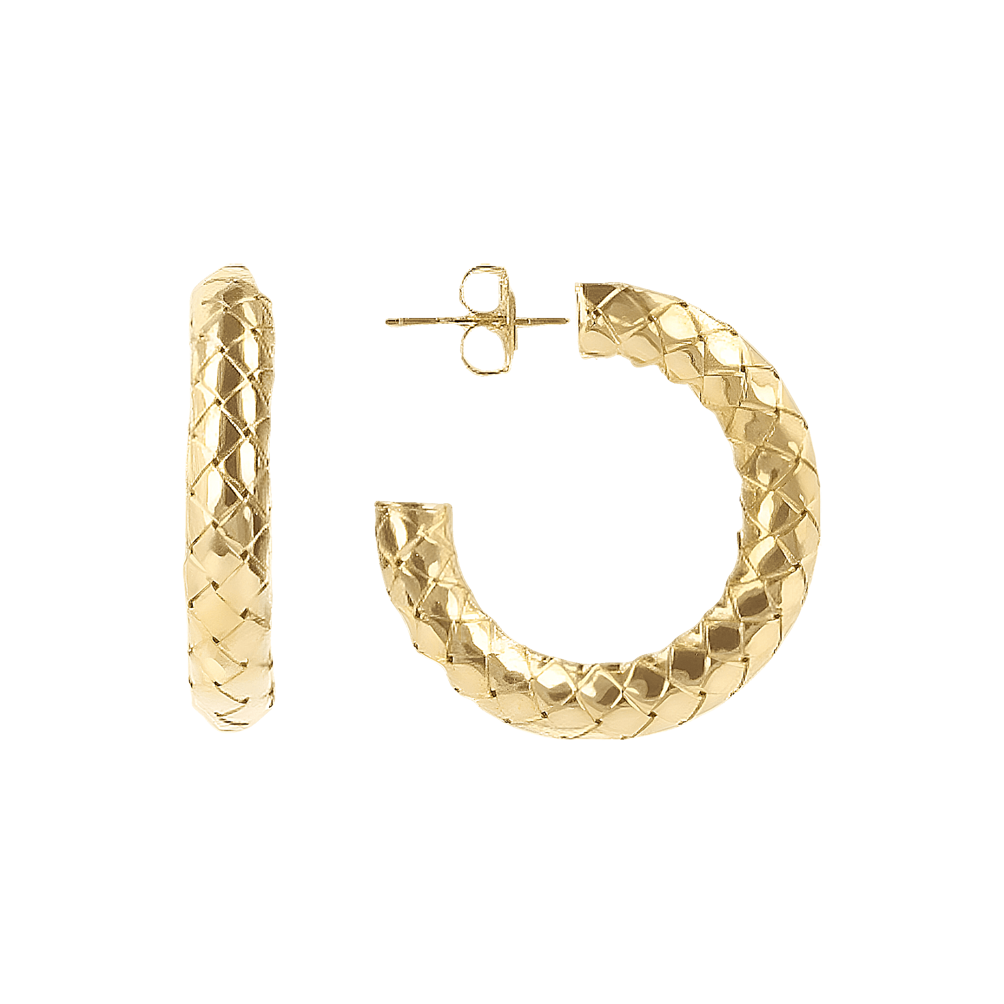 LOTT.gioielli Creolen Kobra, M, vergoldet