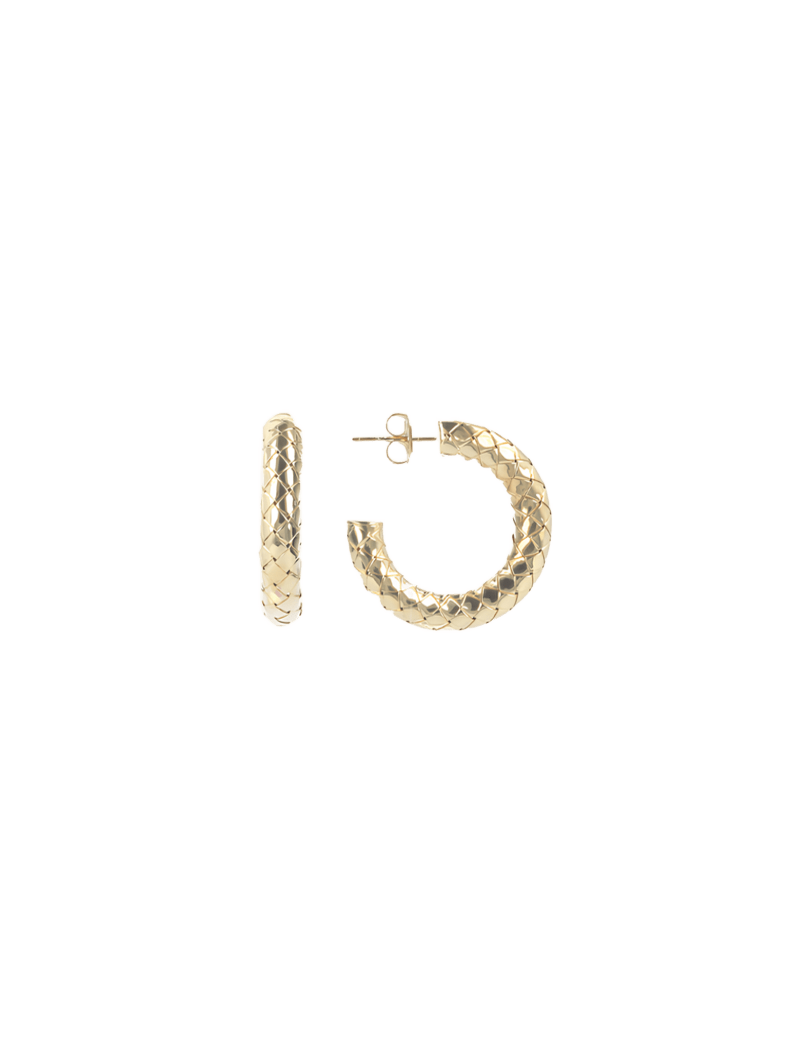 LOTT.gioielli Creolen Kobra, S, vergoldet