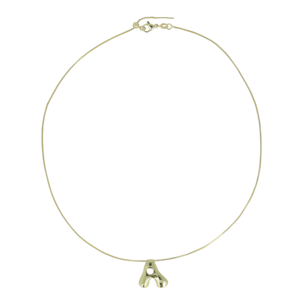 LOTT.gioielli Kette Gold Cartoon Initial, vergoldet