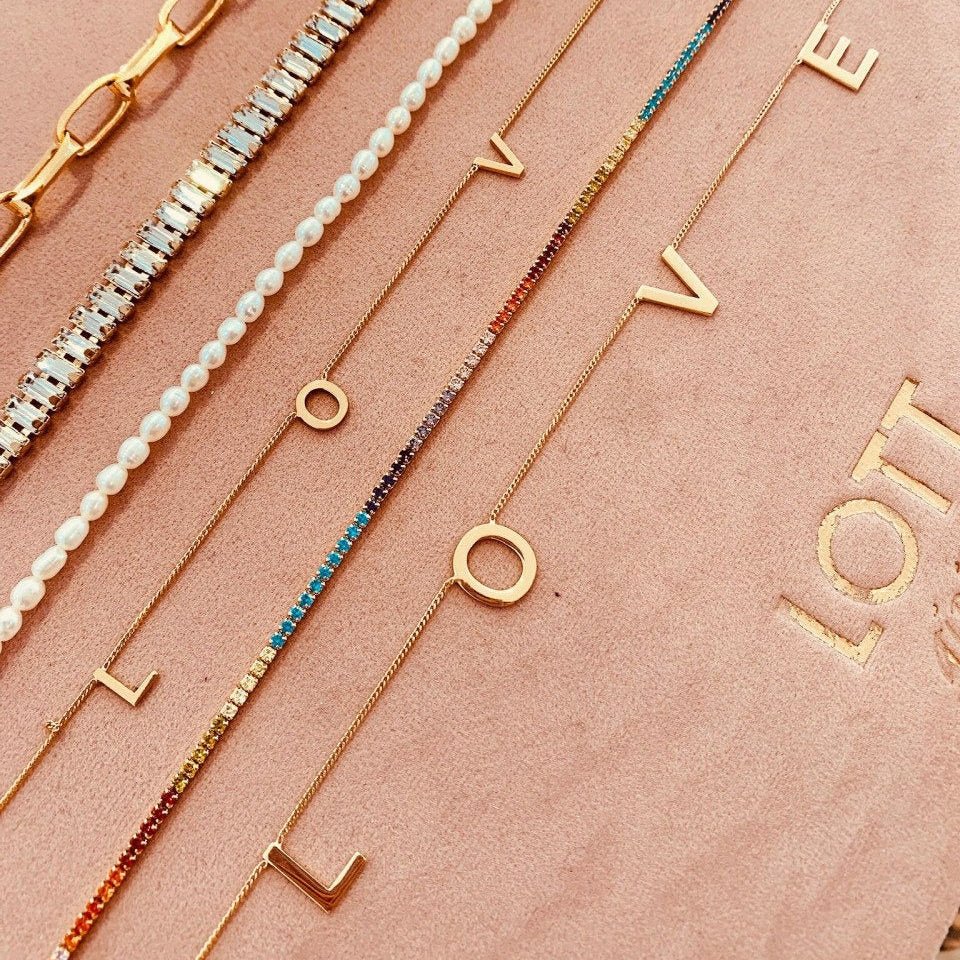 LOTT.gioielli Kette Symbol Gourmet Love, XL, vergoldet