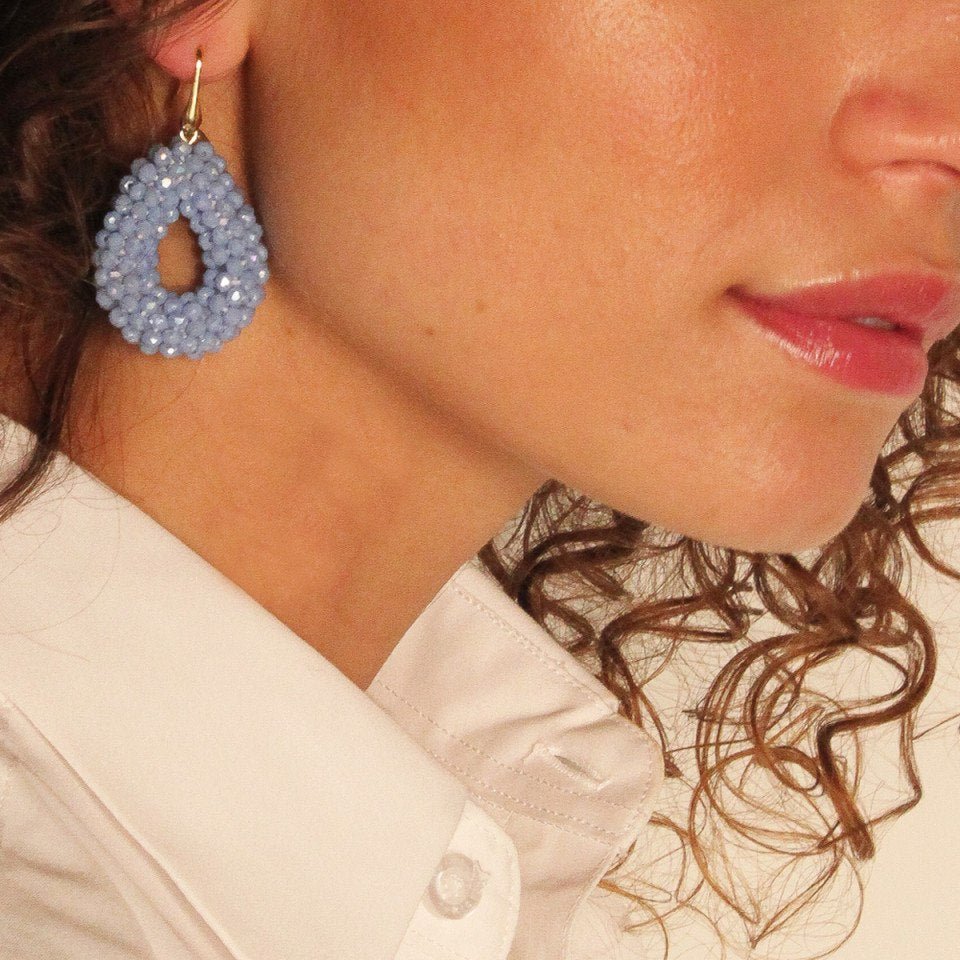 LOTT.gioielli Ohrringe Berry Drop, azure, S, vergoldet