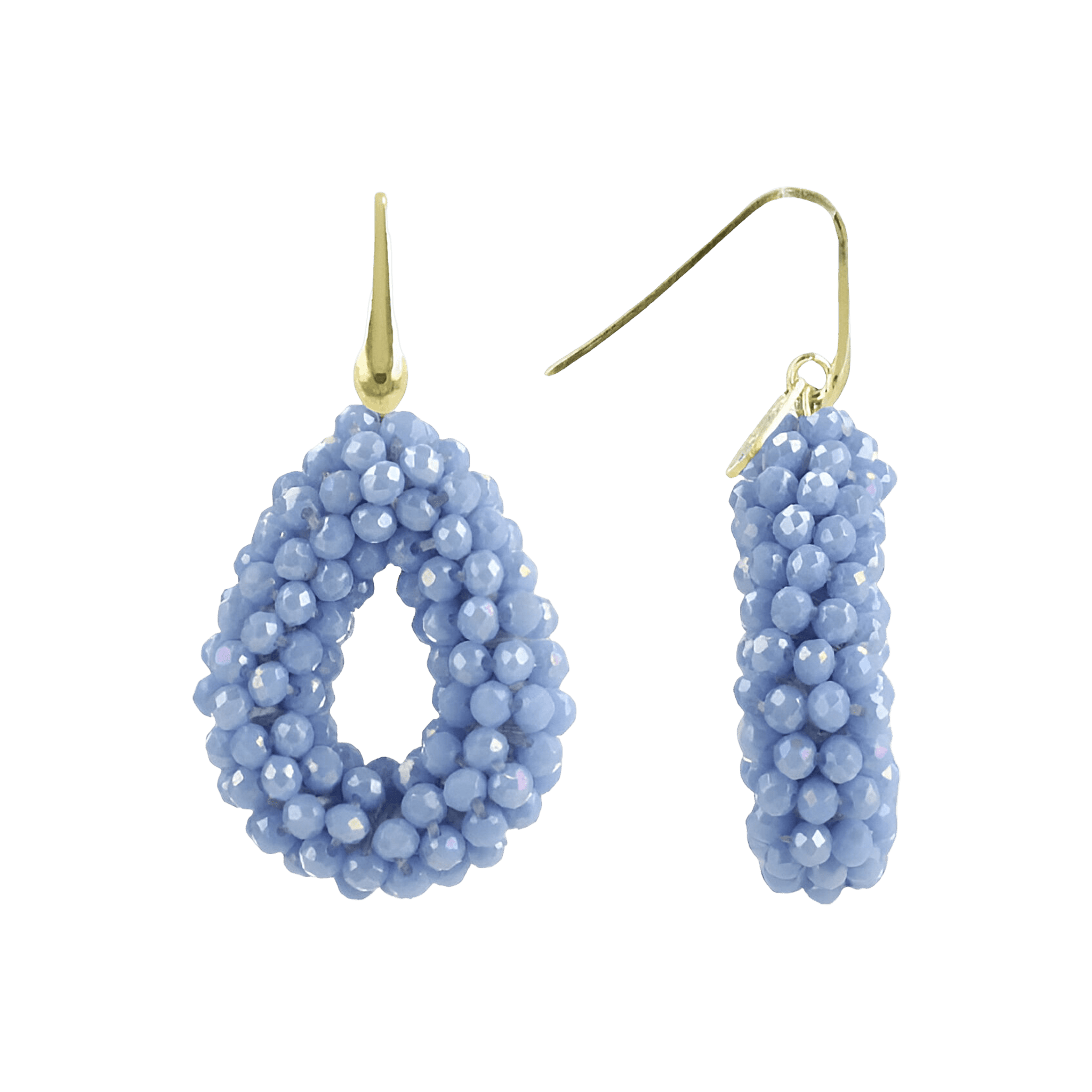 LOTT.gioielli Ohrringe Berry Drop, azure, S, vergoldet