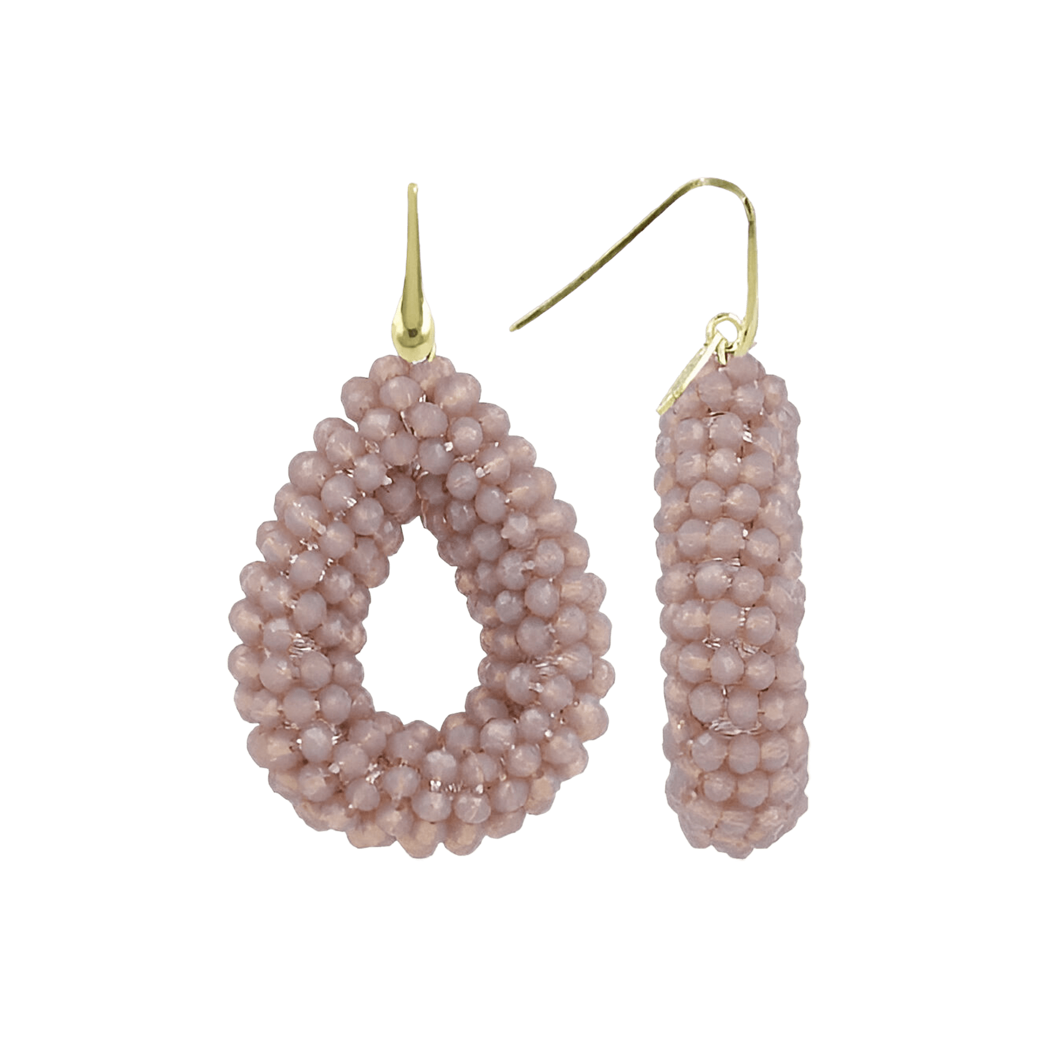 LOTT.gioielli Ohrringe Berry Drop, dark lila, S, vergoldet