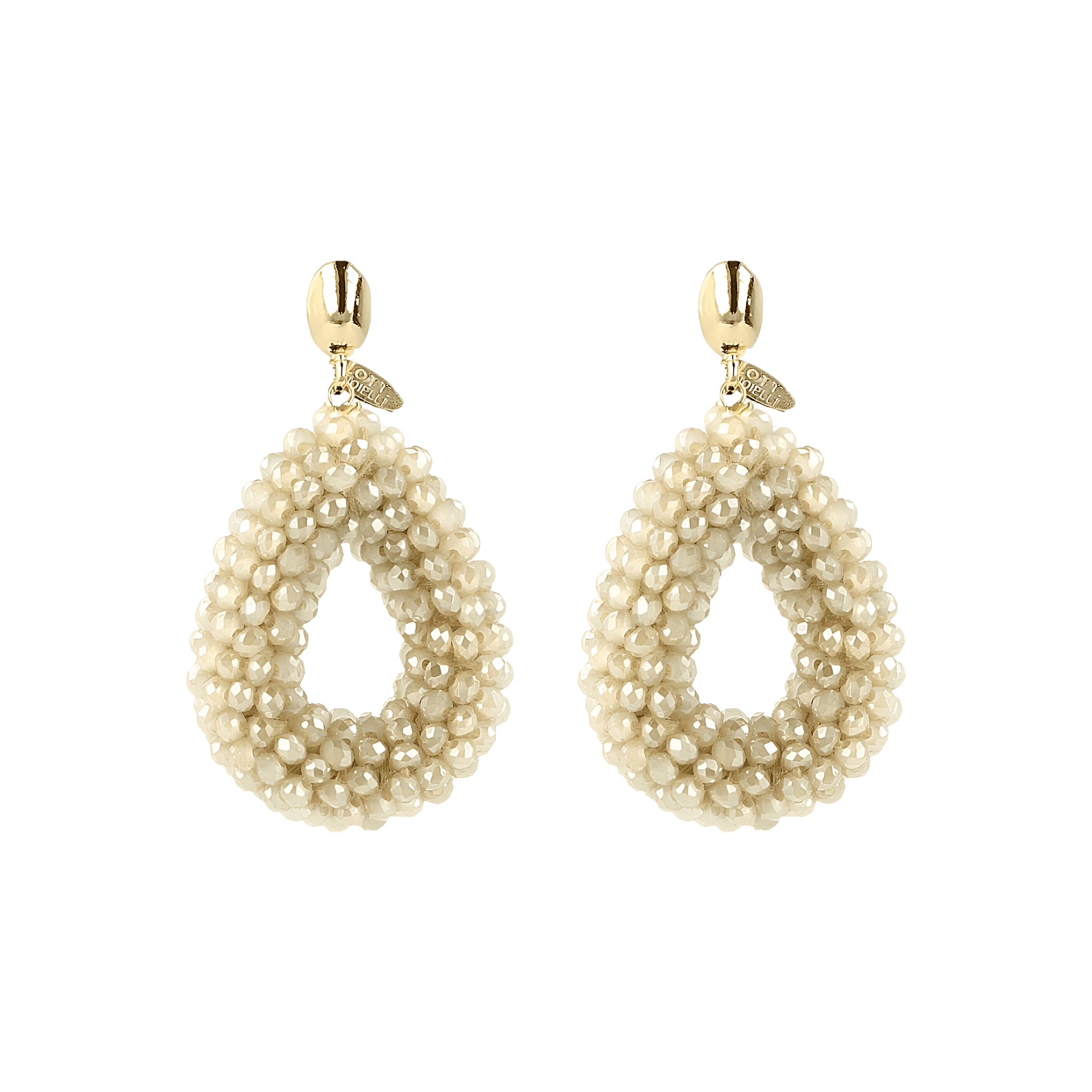 LOTT.gioielli Ohrringe Berry Drop, nude, S, vergoldet