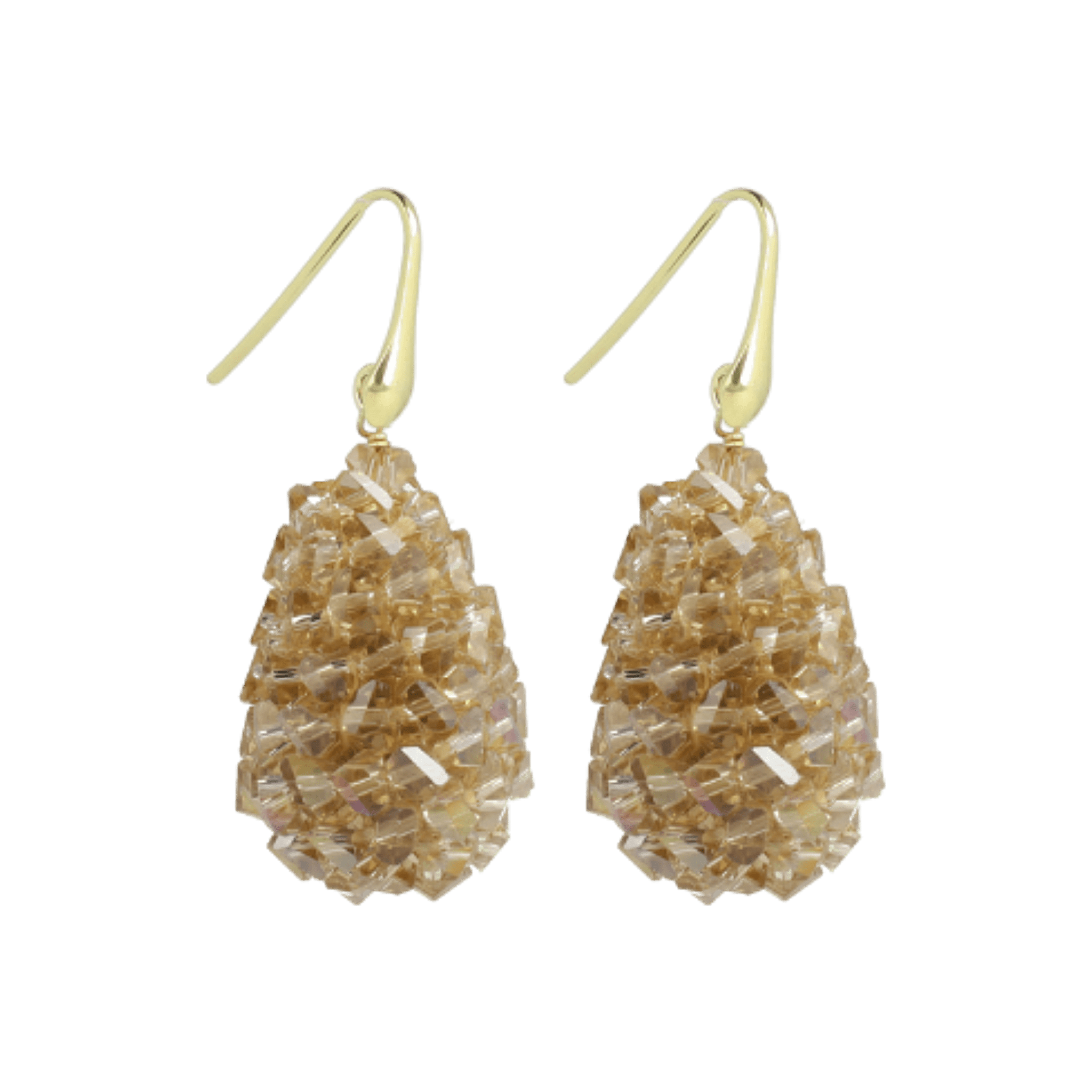 LOTT.gioielli Ohrringe Cone Raw, XS, champagne, vergoldet