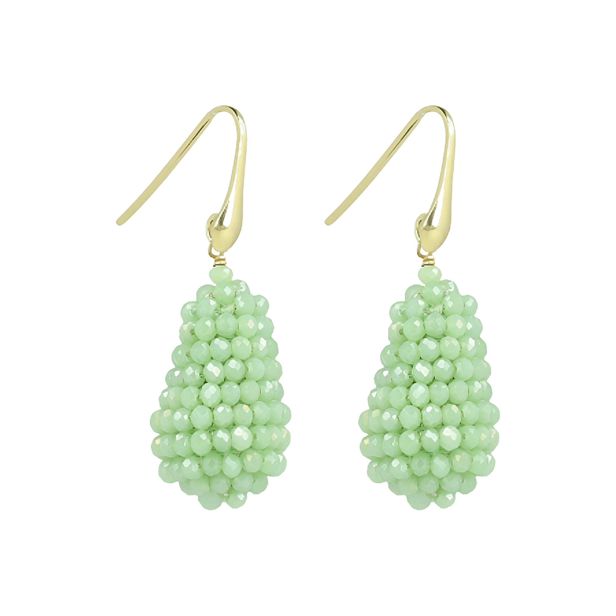 LOTT.gioielli Ohrringe Cone S, pastel green, vergoldet