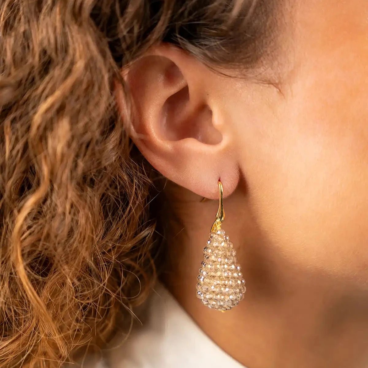 LOTT.gioielli Ohrringe Cone S, soft champagne, vergoldet