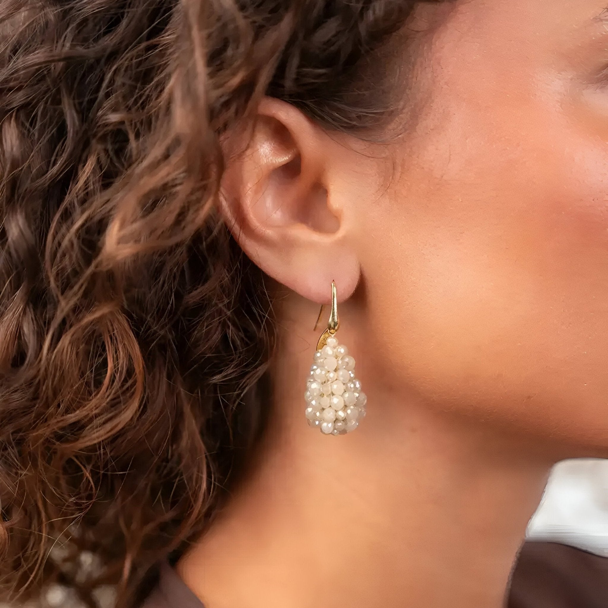 LOTT.gioielli Ohrringe Cone XS, nude, vergoldet