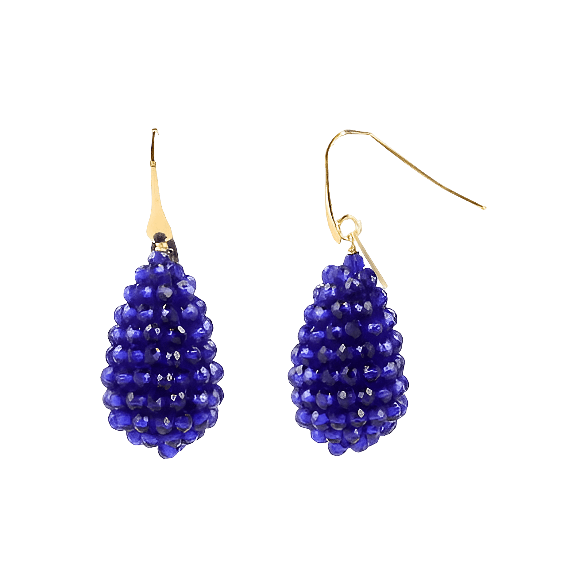 LOTT.gioielli Ohrringe Cone XS, royal blue, vergoldet