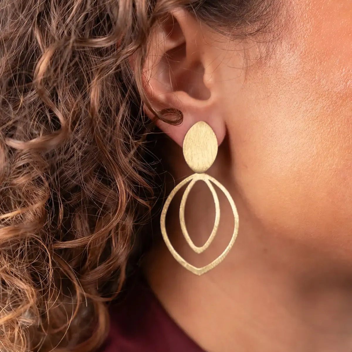 LOTT.gioielli Ohrringe Double Drop, S, vergoldet