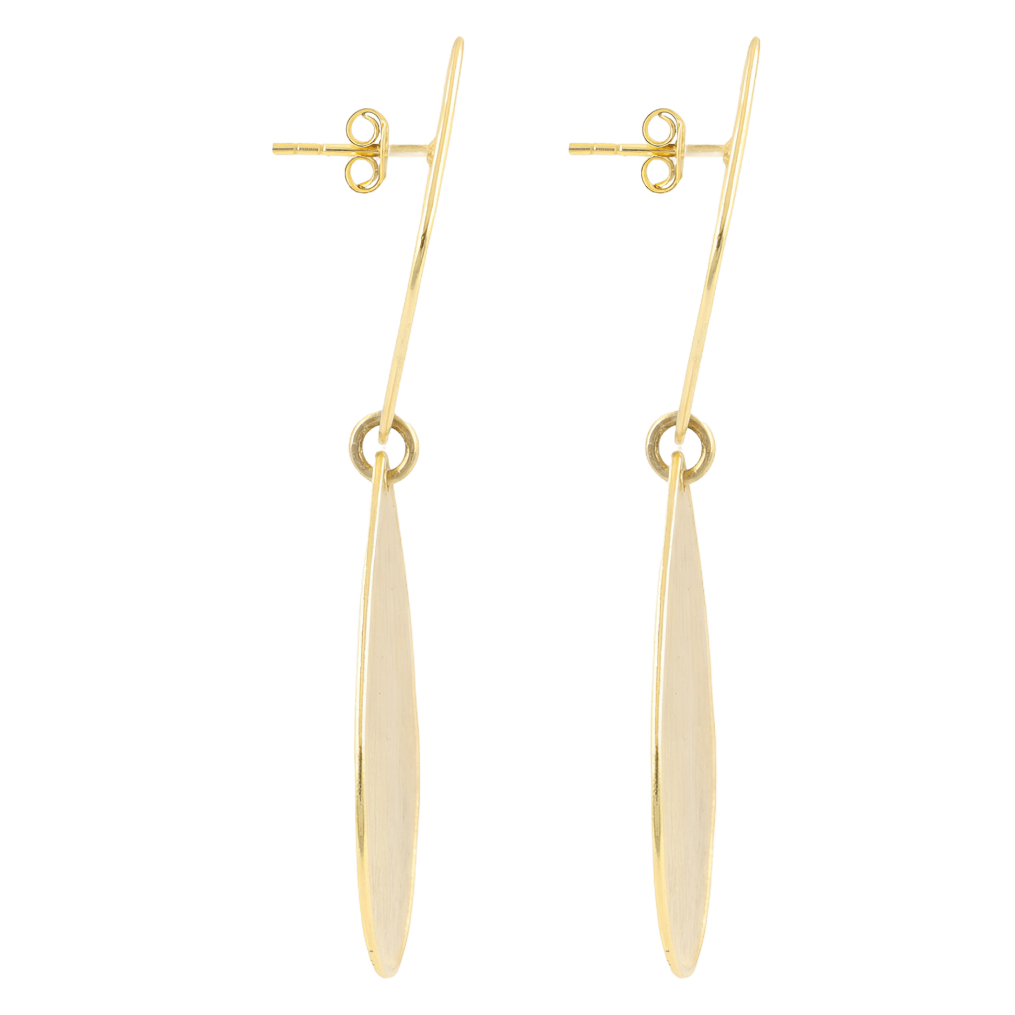 LOTT.gioielli Ohrringe Double Drop Stone, vergoldet
