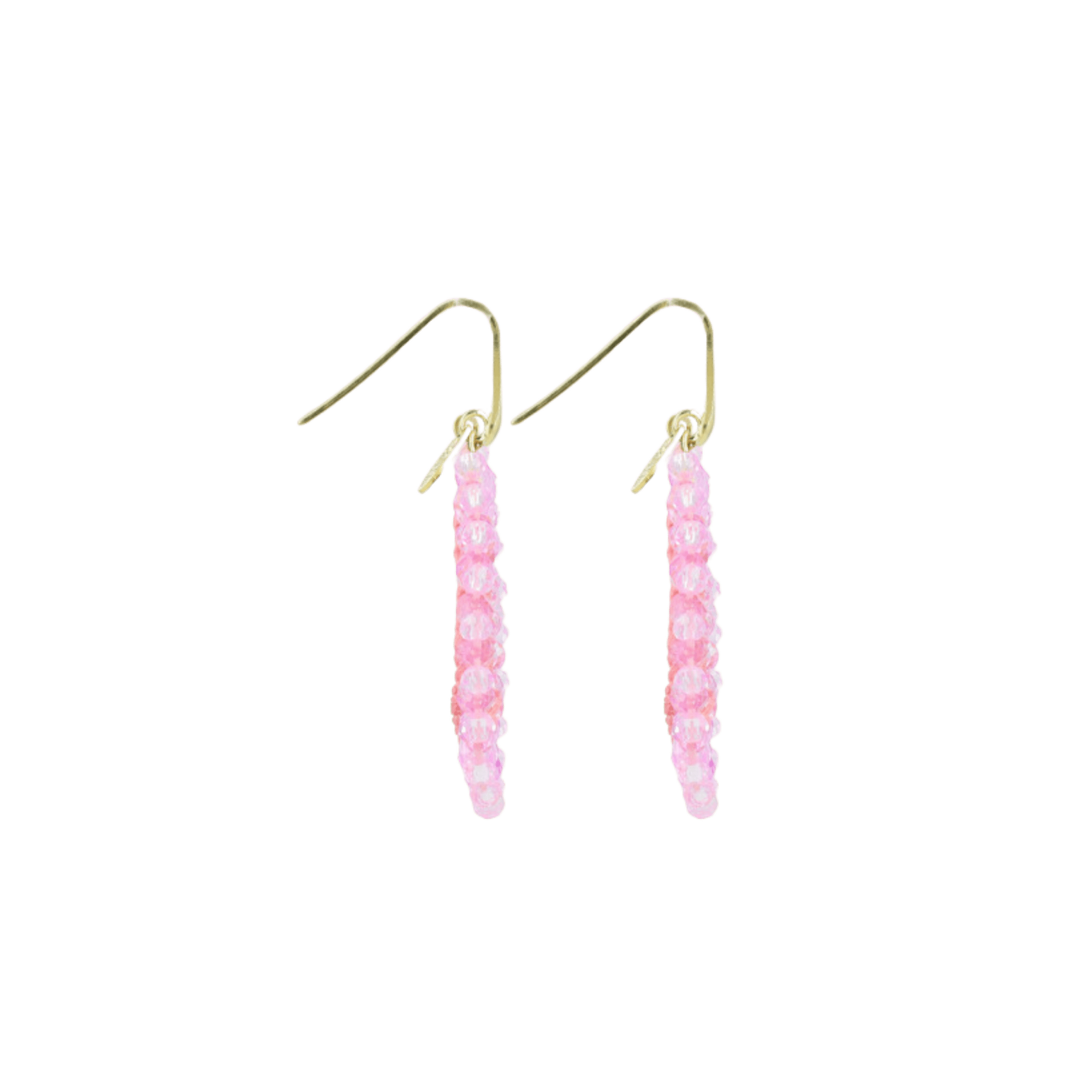 LOTT.gioielli Ohrringe Silk Drop, Bubble Pink, S, vergoldet